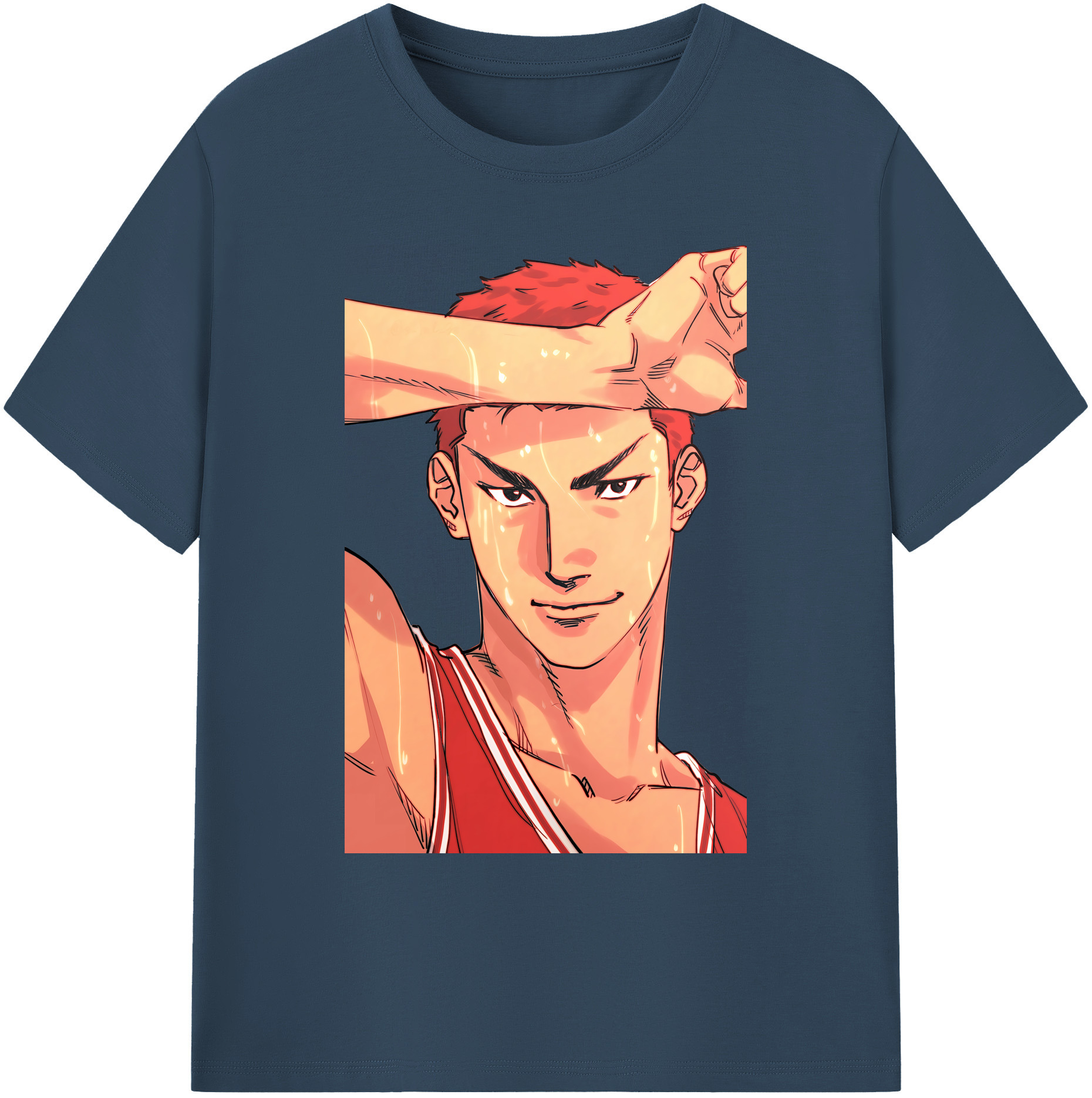 （画像用） SLAM DUNK／スラムダンク 綿100％ メンズ半袖Tシャツ｜肌触りやわらか＆通気性