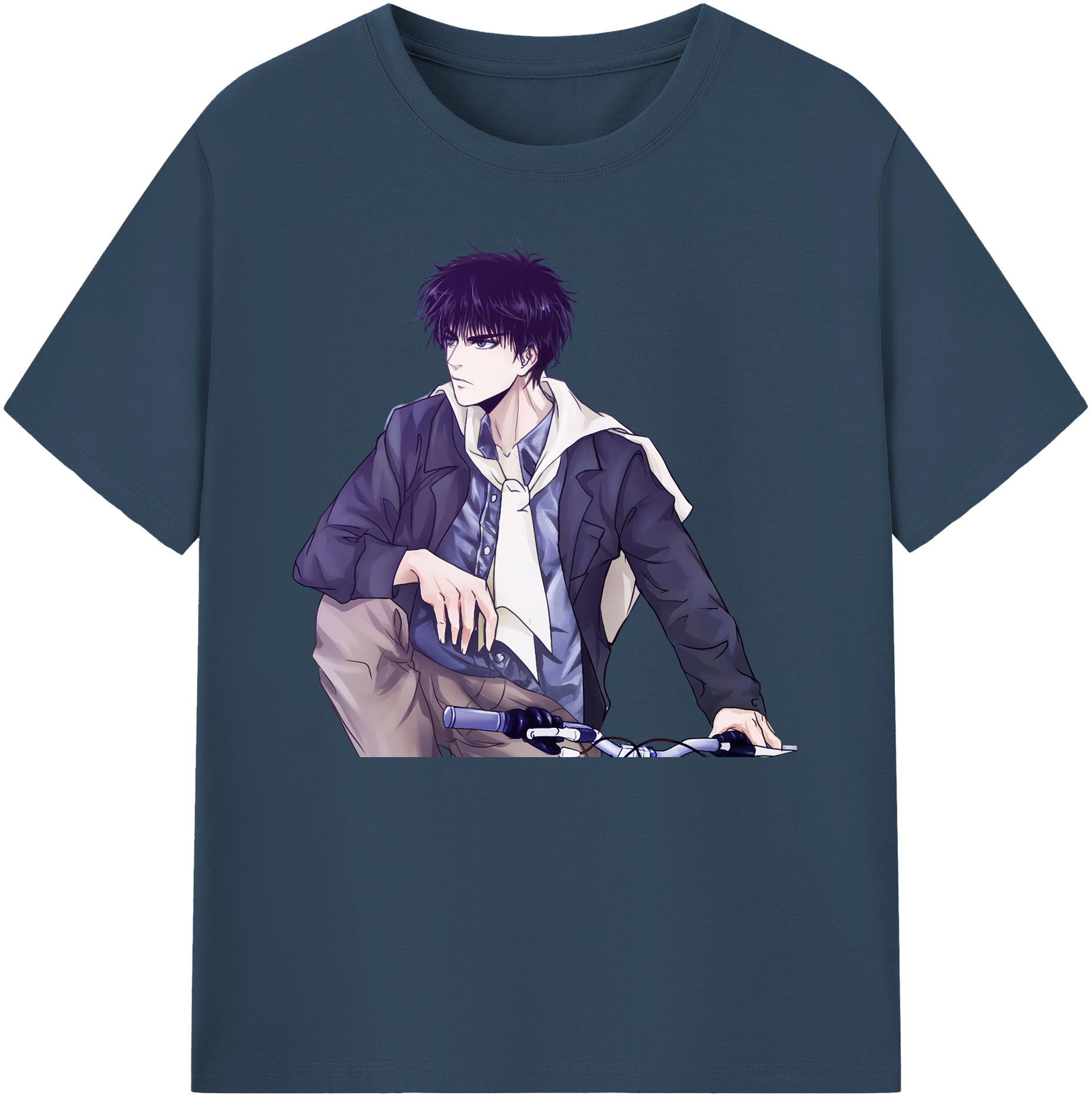 （画像用） SLAM DUNK／スラムダンク 綿100％ メンズ半袖Tシャツ｜肌触りやわらか＆通気性