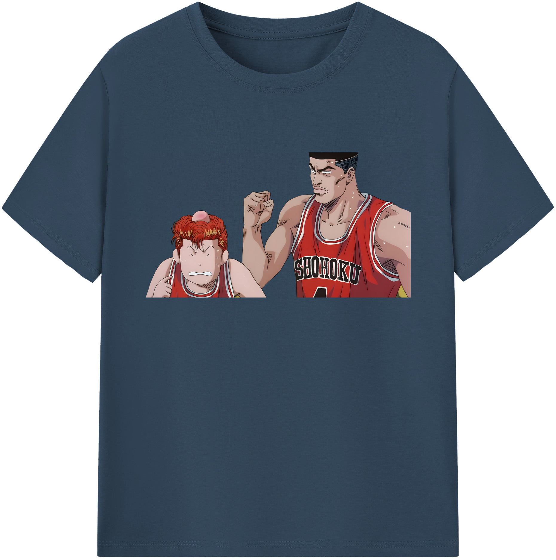 （画像用） SLAM DUNK／スラムダンク 綿100％ メンズ半袖Tシャツ｜肌触りやわらか＆通気性