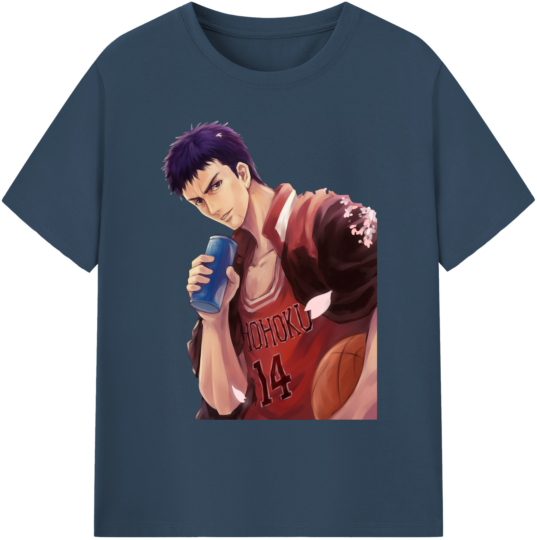 （画像用） SLAM DUNK／スラムダンク 綿100％ メンズ半袖Tシャツ｜肌触りやわらか＆通気性
