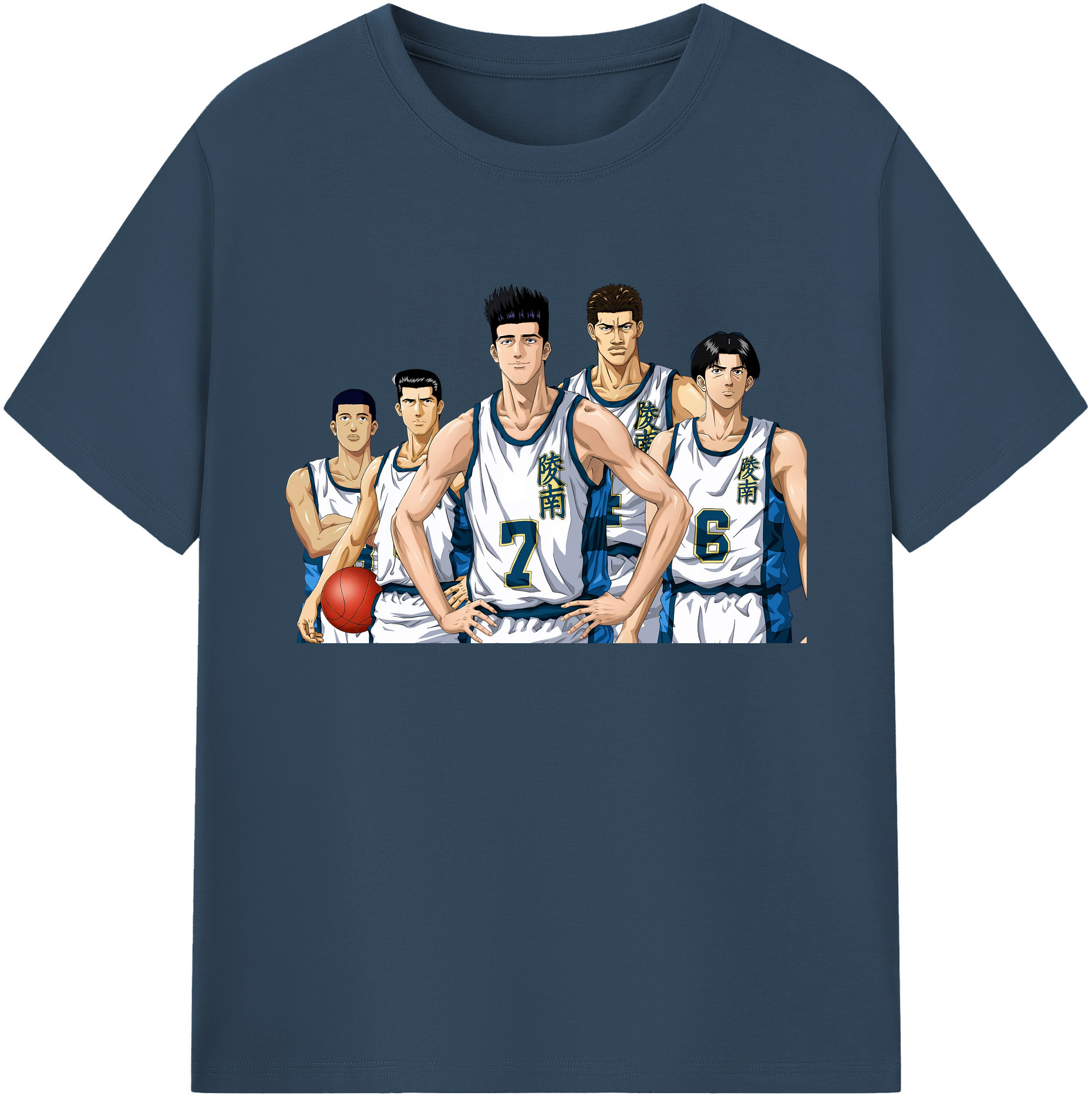 （画像用） SLAM DUNK／スラムダンク 綿100％ メンズ半袖Tシャツ｜肌触りやわらか＆通気性