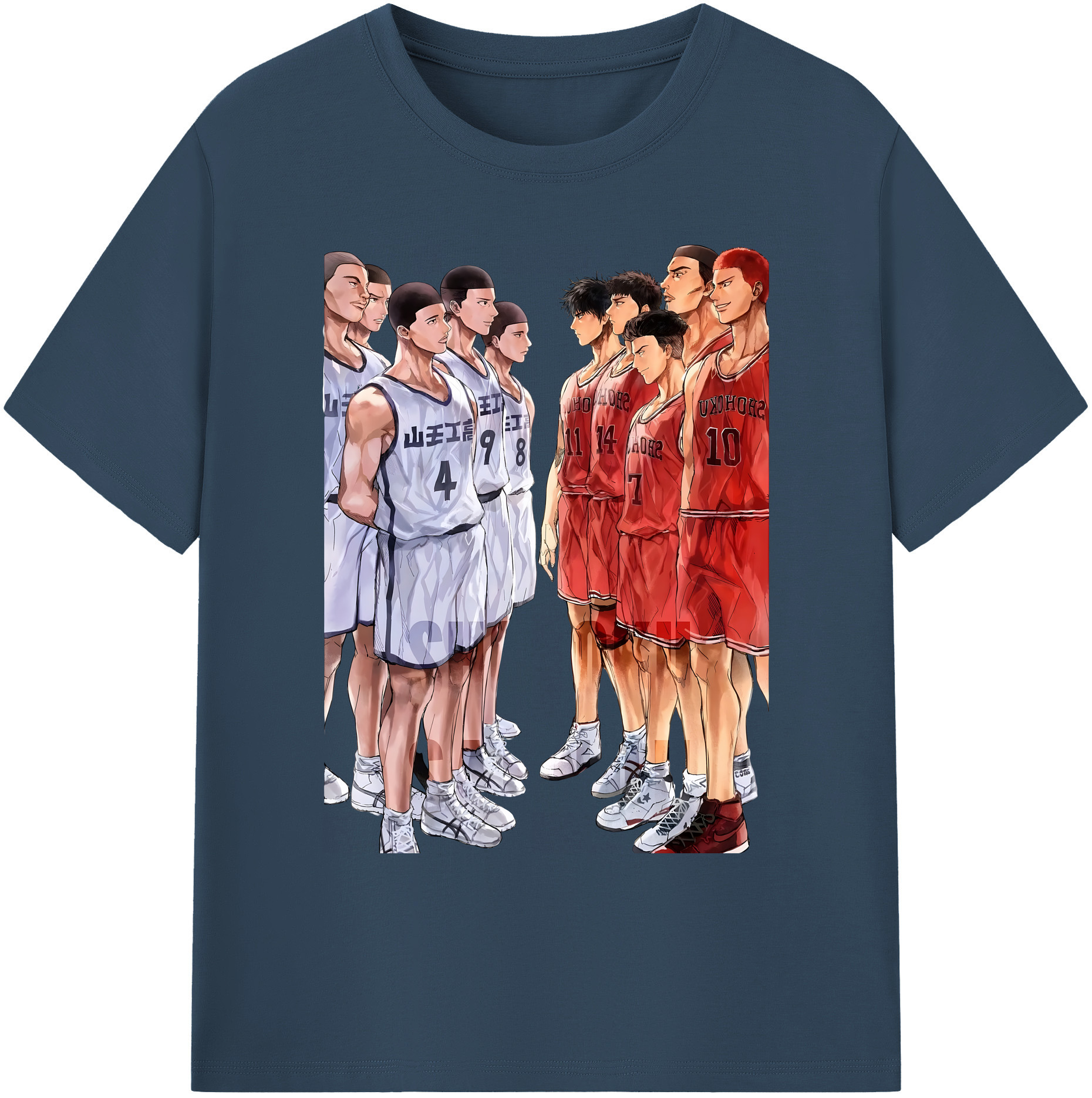 （画像用） SLAM DUNK／スラムダンク 綿100％ メンズ半袖Tシャツ｜肌触りやわらか＆通気性