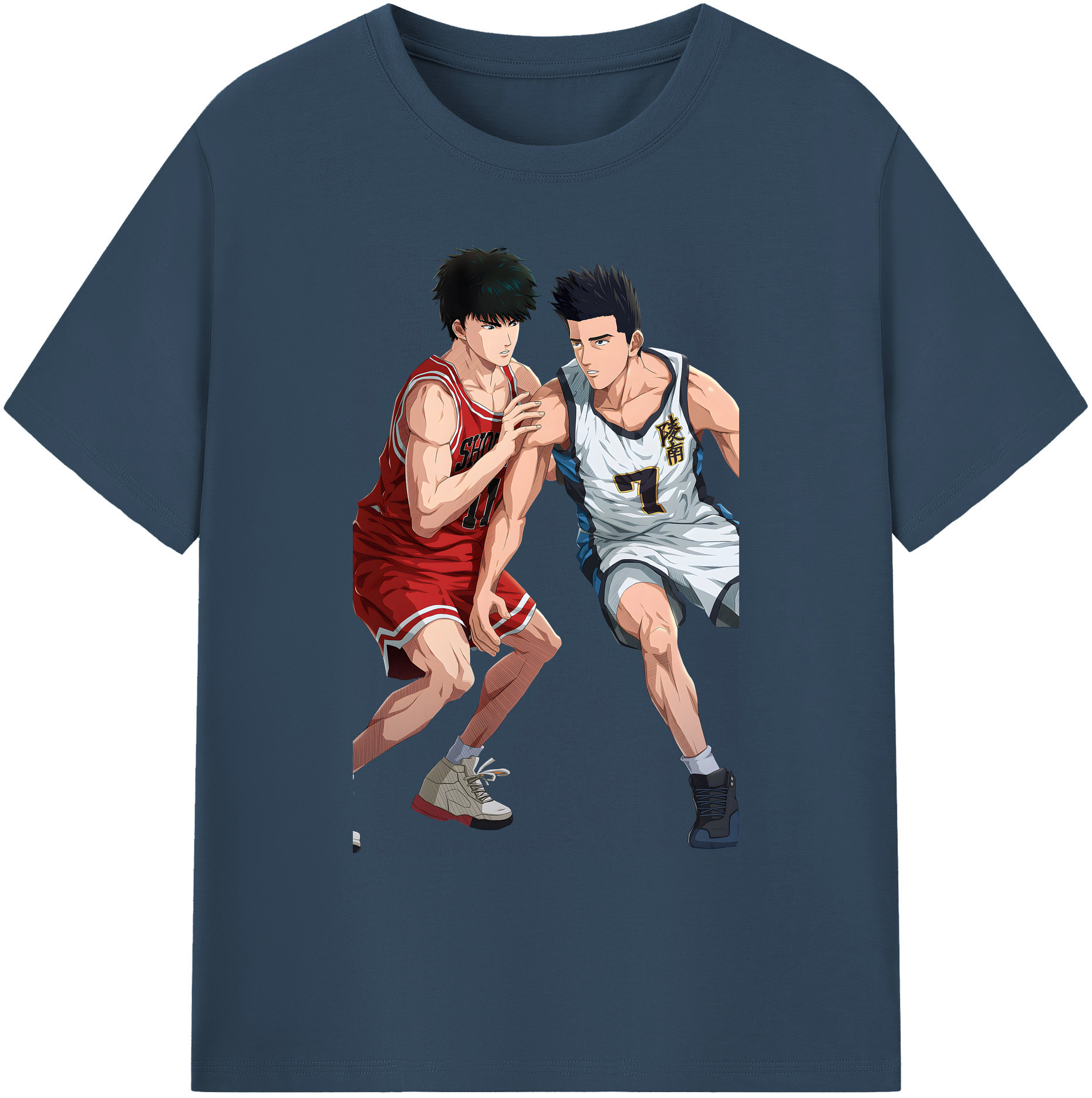 （画像用） SLAM DUNK／スラムダンク 綿100％ メンズ半袖Tシャツ｜肌触りやわらか＆通気性