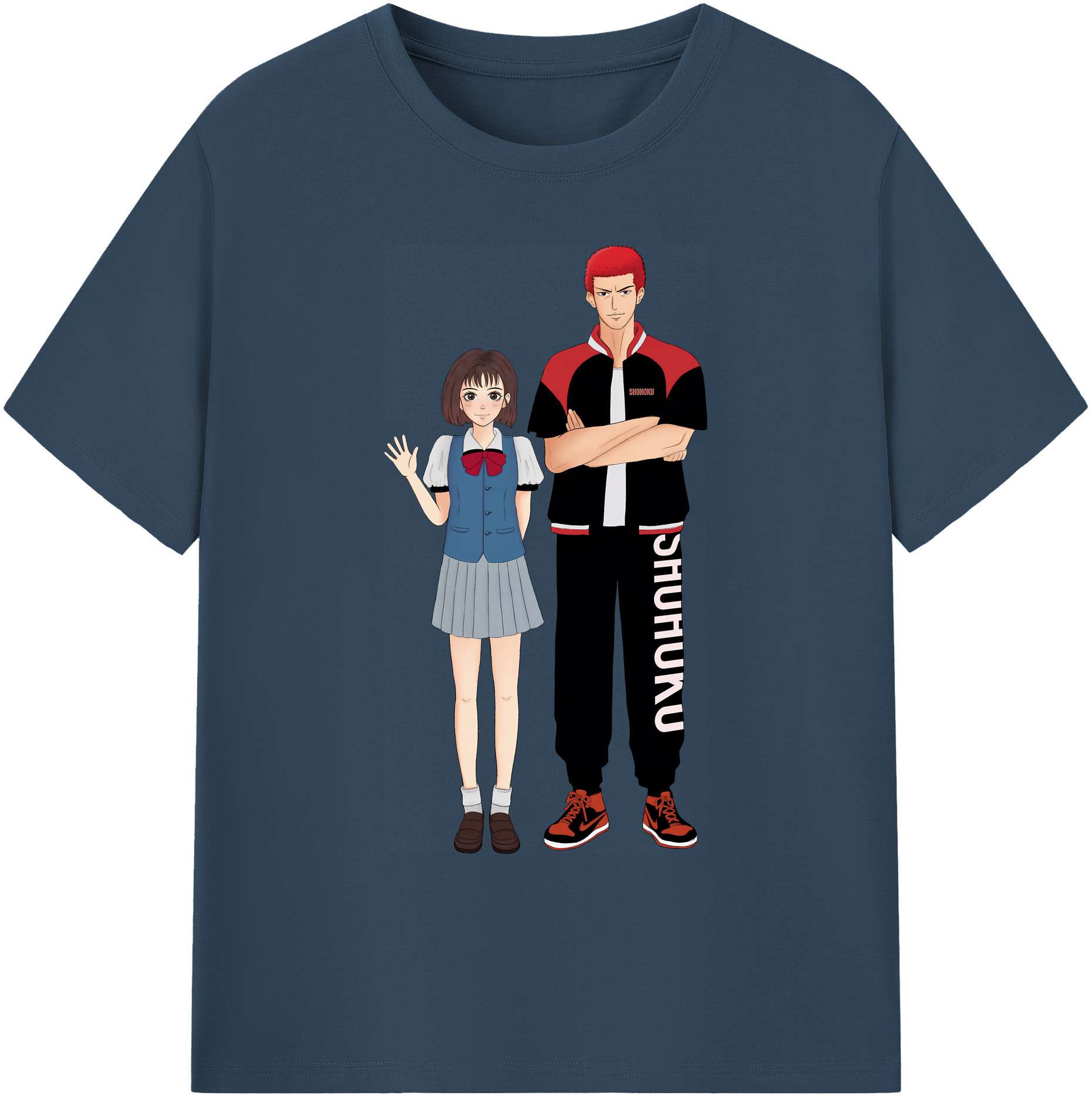 （画像用） SLAM DUNK／スラムダンク 綿100％ メンズ半袖Tシャツ｜肌触りやわらか＆通気性