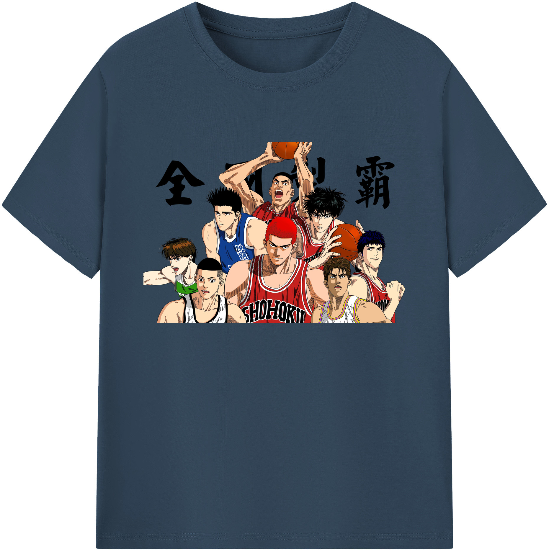 （画像用） SLAM DUNK／スラムダンク 綿100％ メンズ半袖Tシャツ｜肌触りやわらか＆通気性