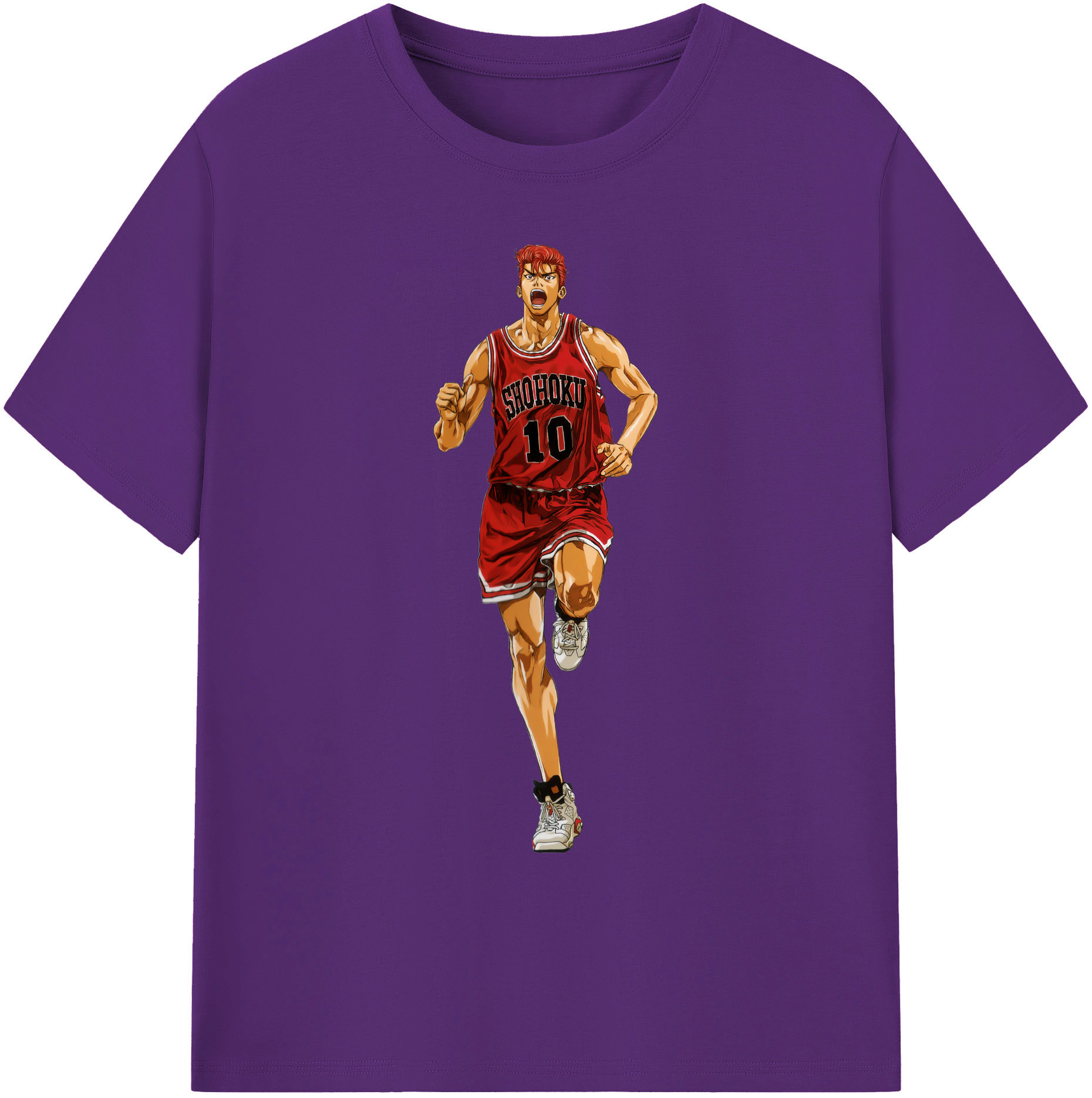 （画像用） SLAM DUNK／スラムダンク 綿100％ メンズ半袖Tシャツ｜肌触りやわらか＆通気性