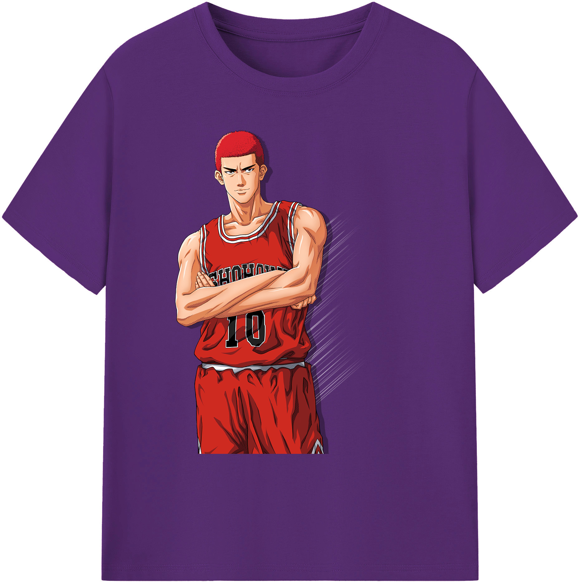 （画像用） SLAM DUNK／スラムダンク 綿100％ メンズ半袖Tシャツ｜肌触りやわらか＆通気性