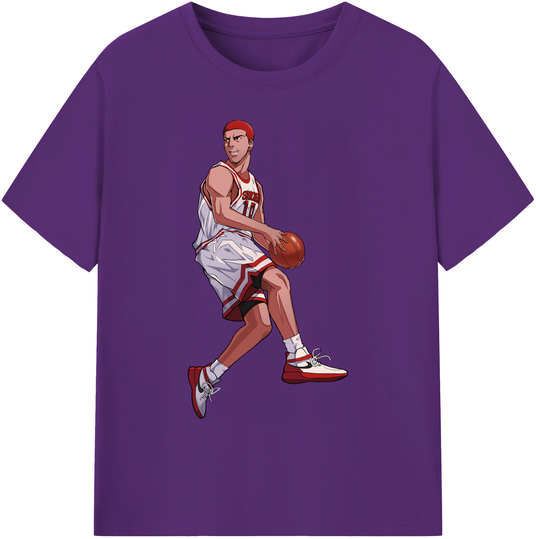 （画像用） SLAM DUNK／スラムダンク 綿100％ メンズ半袖Tシャツ｜肌触りやわらか＆通気性
