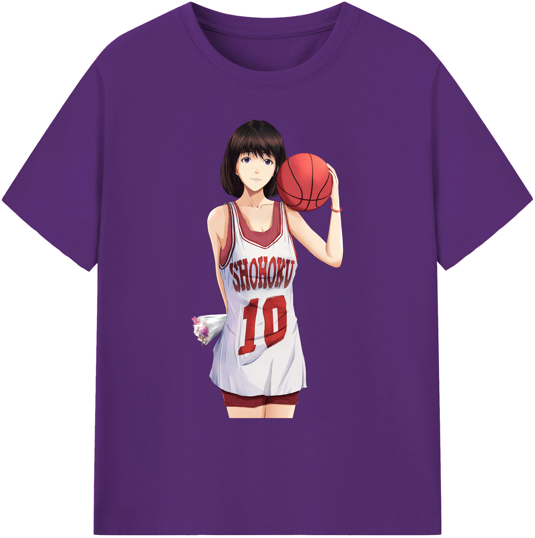 （画像用） SLAM DUNK／スラムダンク 綿100％ メンズ半袖Tシャツ｜肌触りやわらか＆通気性