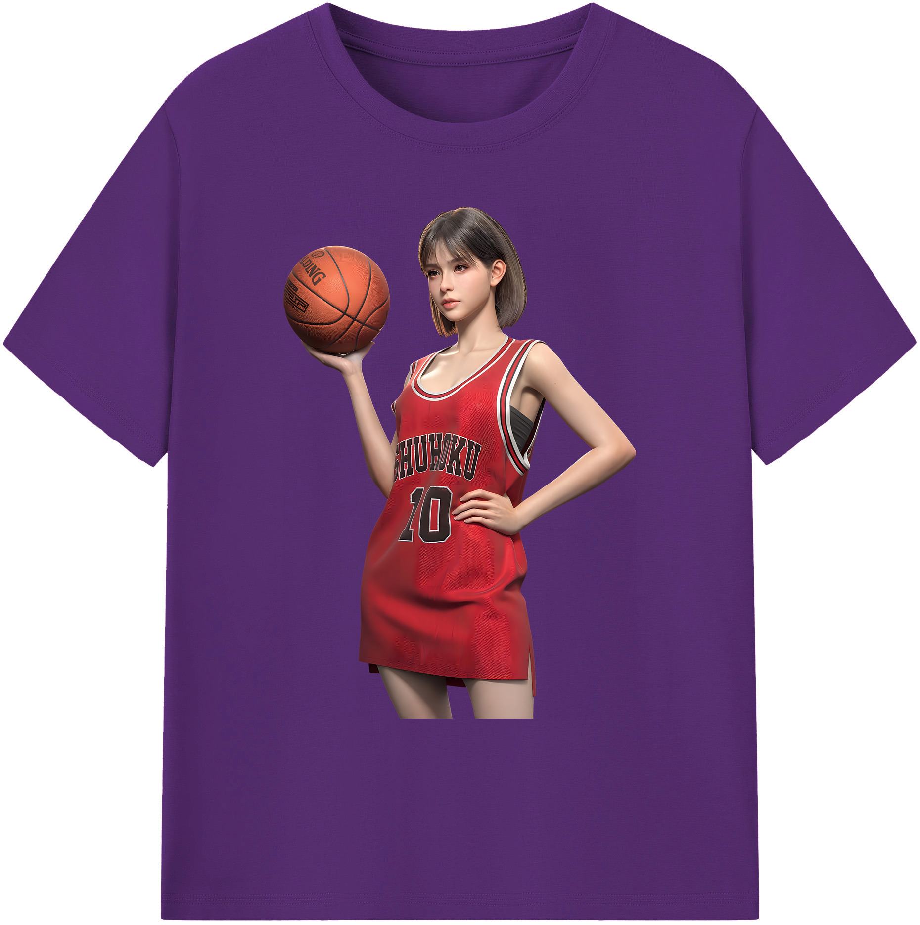 （画像用） SLAM DUNK／スラムダンク 綿100％ メンズ半袖Tシャツ｜肌触りやわらか＆通気性