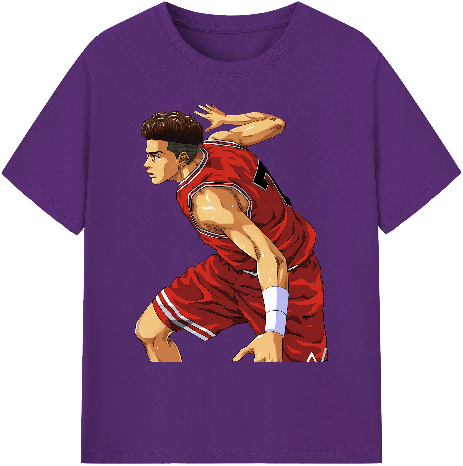 （画像用） SLAM DUNK／スラムダンク 綿100％ メンズ半袖Tシャツ｜肌触りやわらか＆通気性
