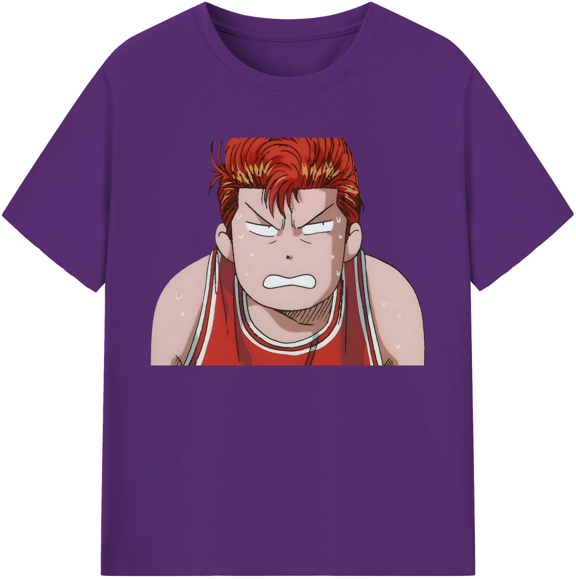 （画像用） SLAM DUNK／スラムダンク 綿100％ メンズ半袖Tシャツ｜肌触りやわらか＆通気性