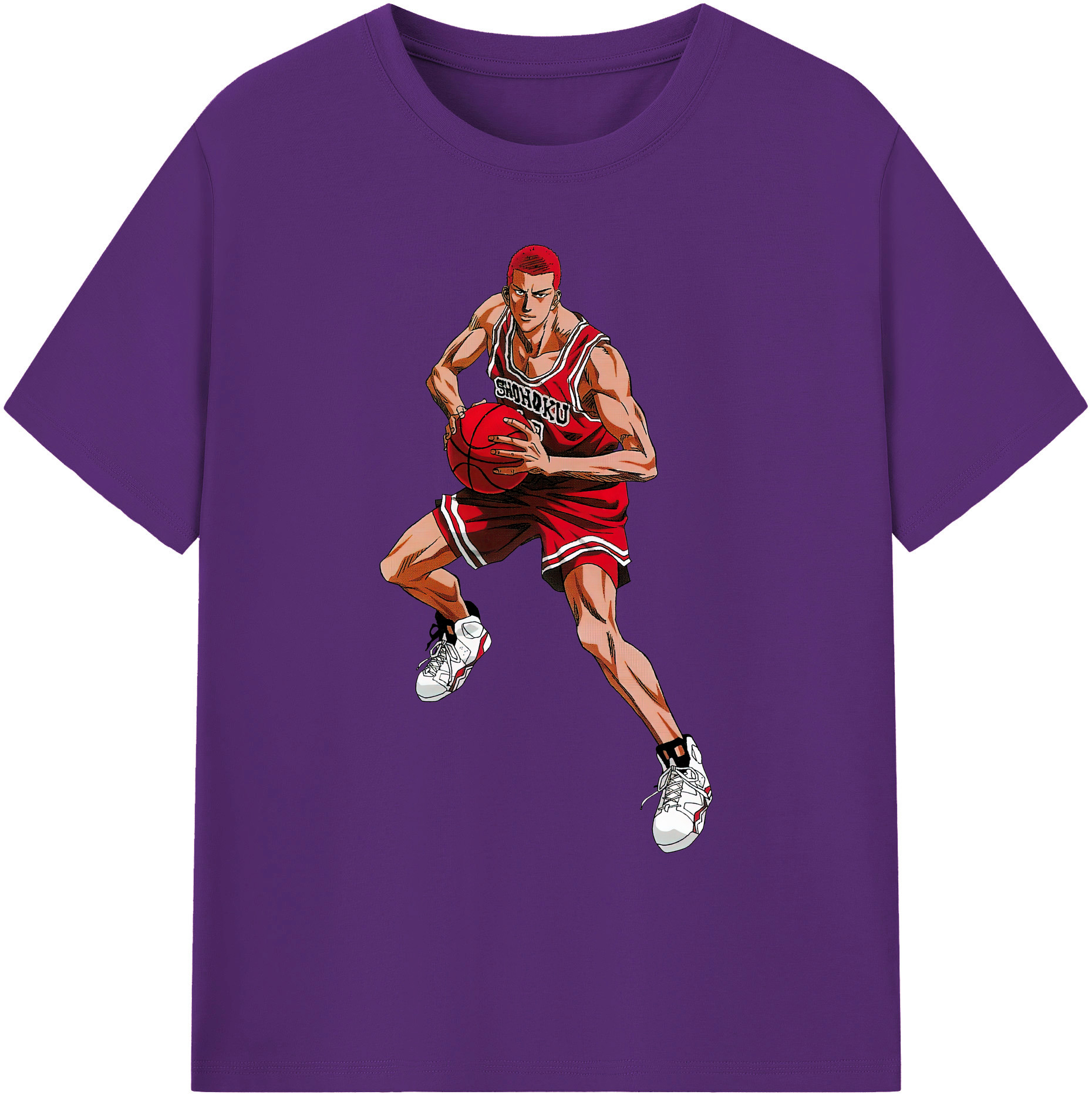 （画像用） SLAM DUNK／スラムダンク 綿100％ メンズ半袖Tシャツ｜肌触りやわらか＆通気性