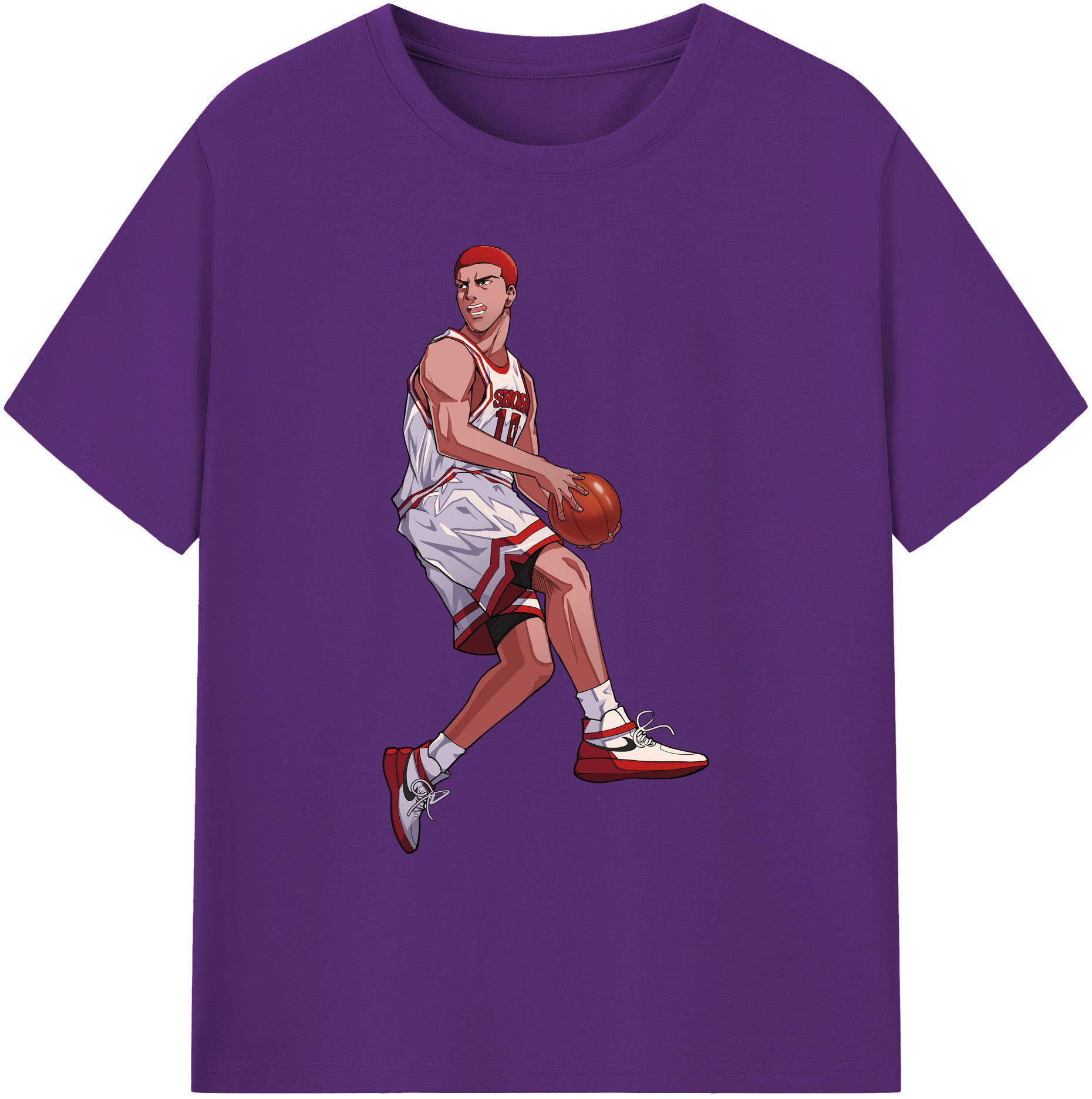 （画像用） SLAM DUNK／スラムダンク 綿100％ メンズ半袖Tシャツ｜肌触りやわらか＆通気性