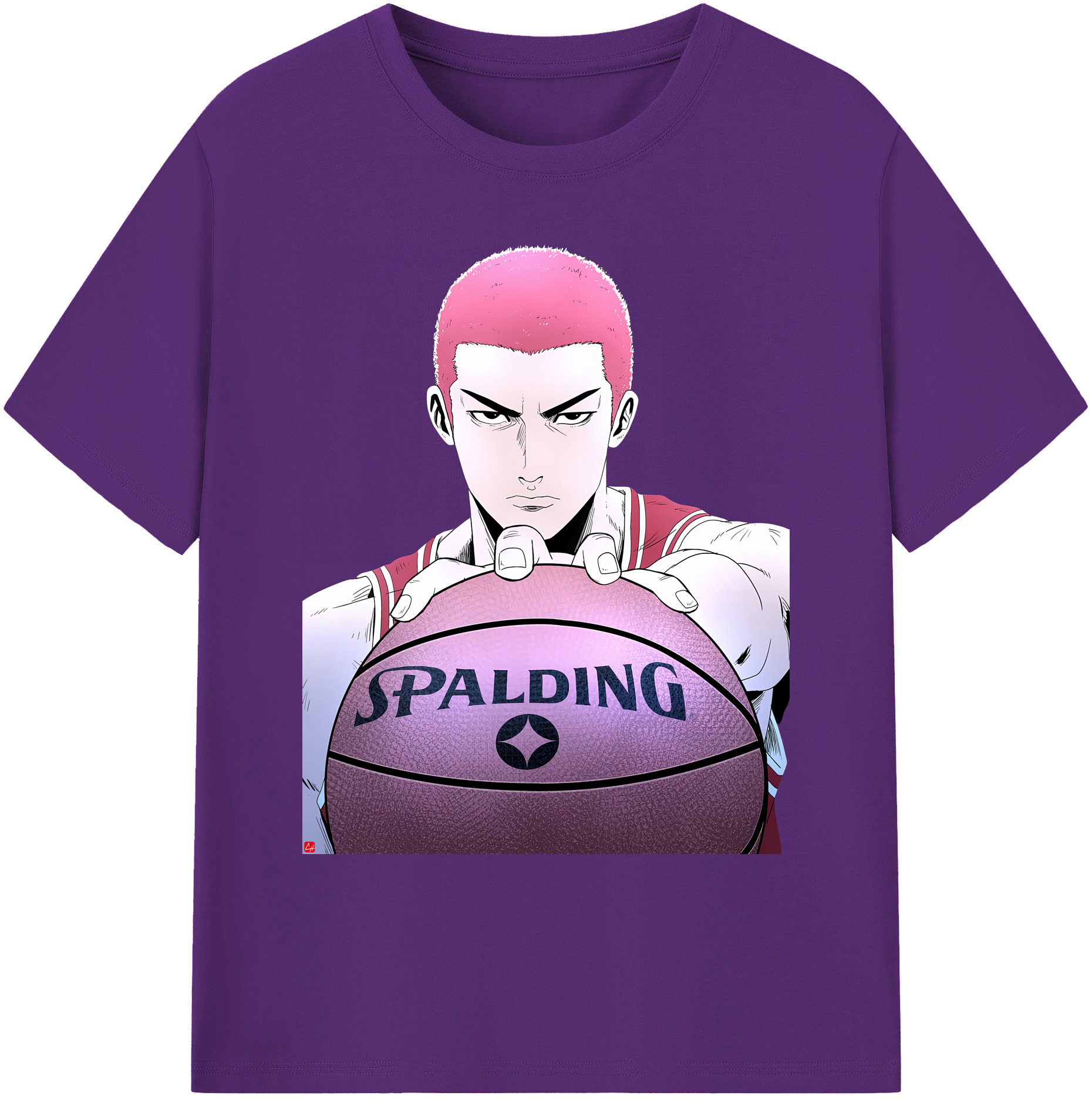 （画像用） SLAM DUNK／スラムダンク 綿100％ メンズ半袖Tシャツ｜肌触りやわらか＆通気性