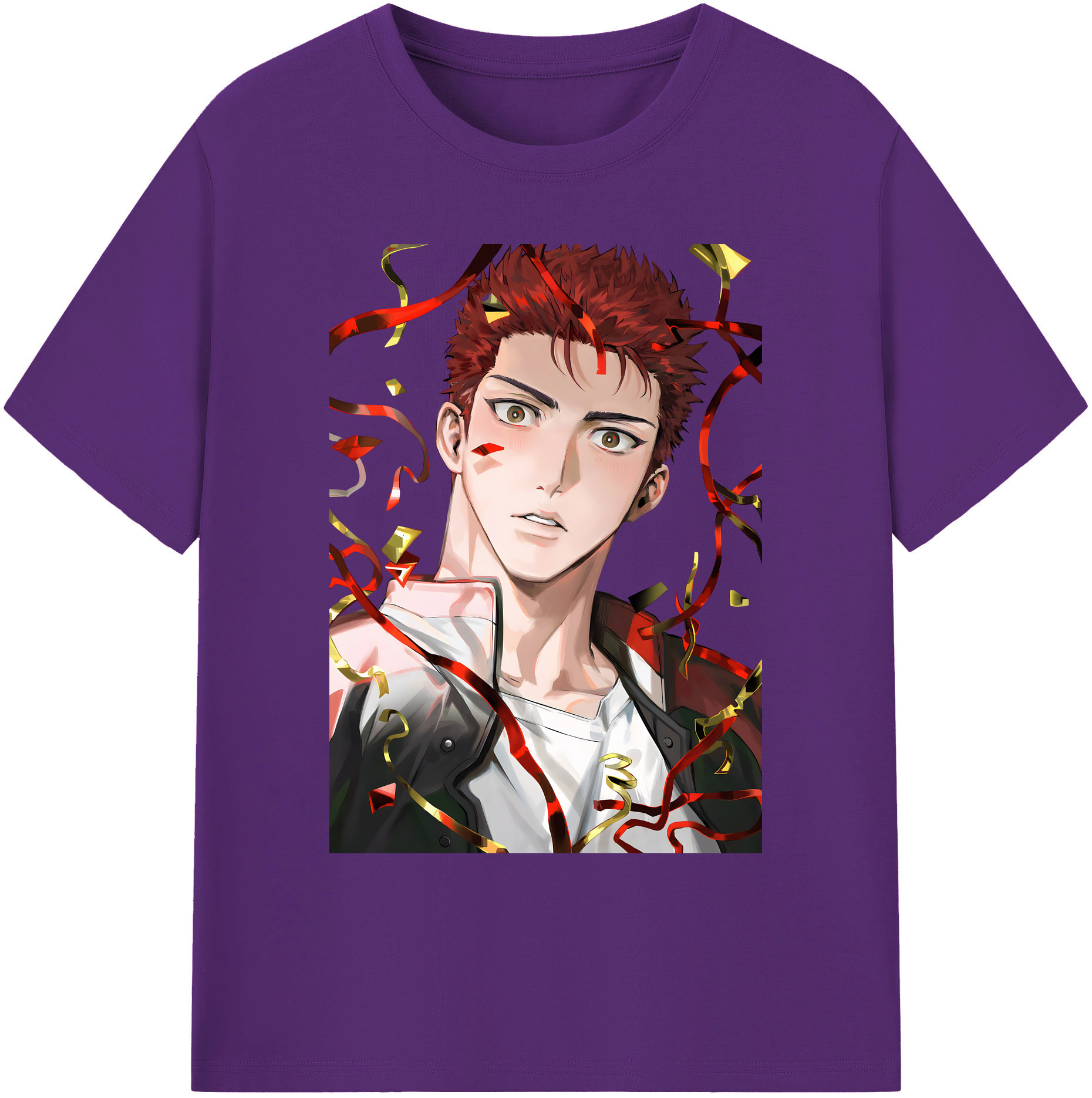 （画像用） SLAM DUNK／スラムダンク 綿100％ メンズ半袖Tシャツ｜肌触りやわらか＆通気性