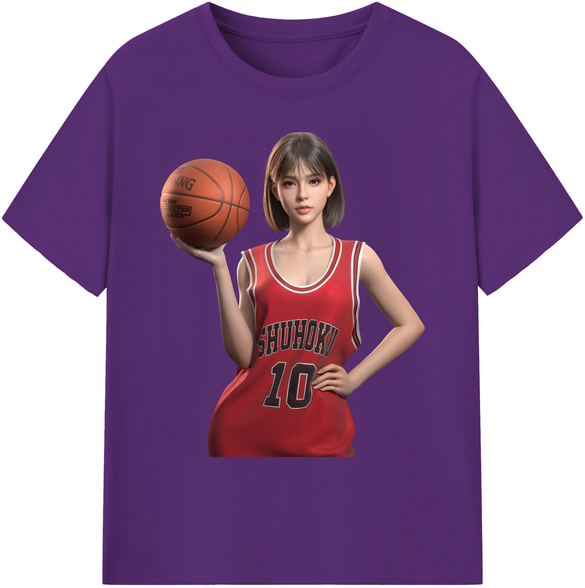 （画像用） SLAM DUNK／スラムダンク 綿100％ メンズ半袖Tシャツ｜肌触りやわらか＆通気性
