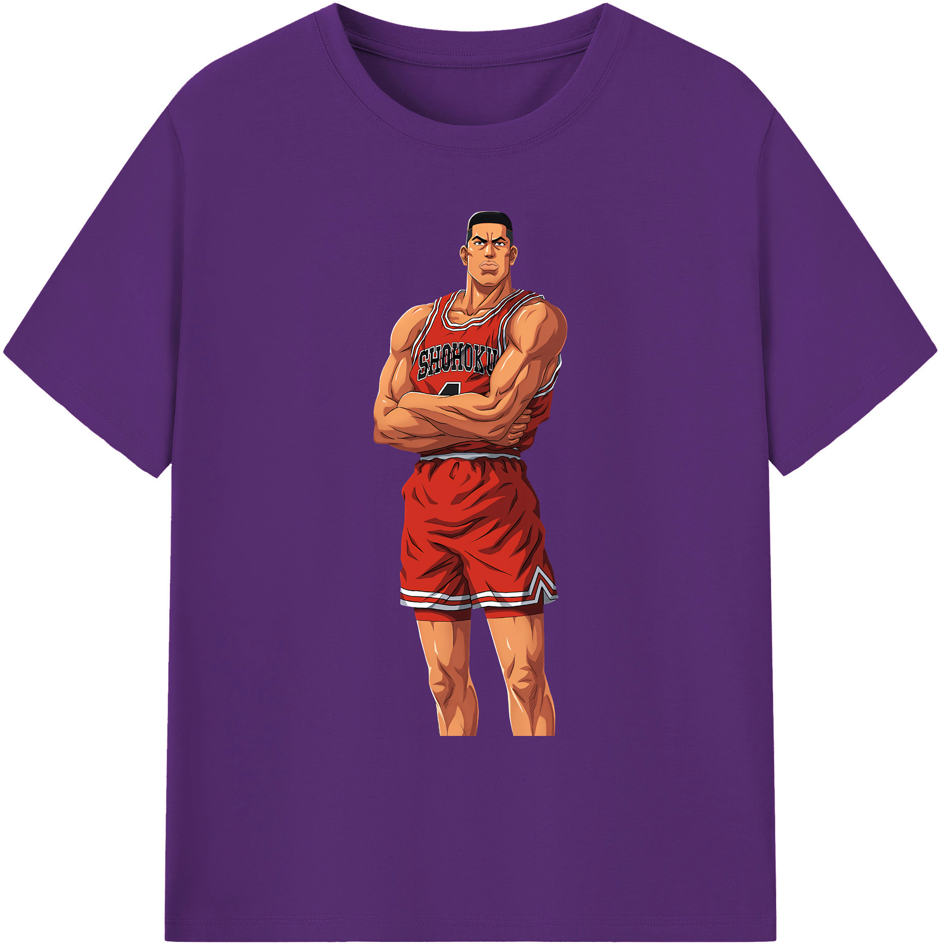 （画像用） SLAM DUNK／スラムダンク 綿100％ メンズ半袖Tシャツ｜肌触りやわらか＆通気性