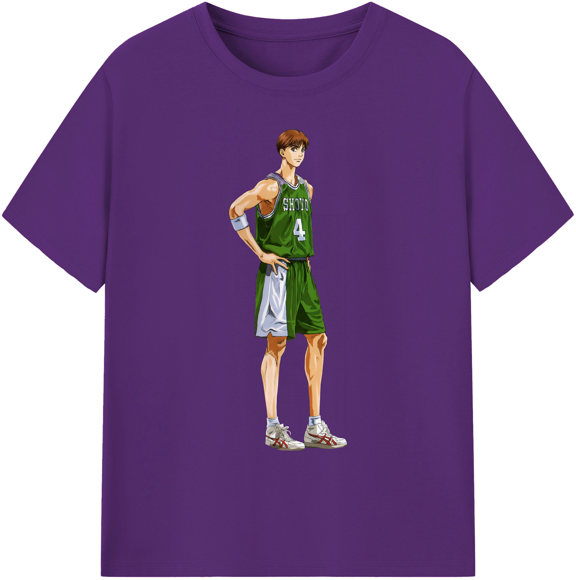 （画像用） SLAM DUNK／スラムダンク 綿100％ メンズ半袖Tシャツ｜肌触りやわらか＆通気性