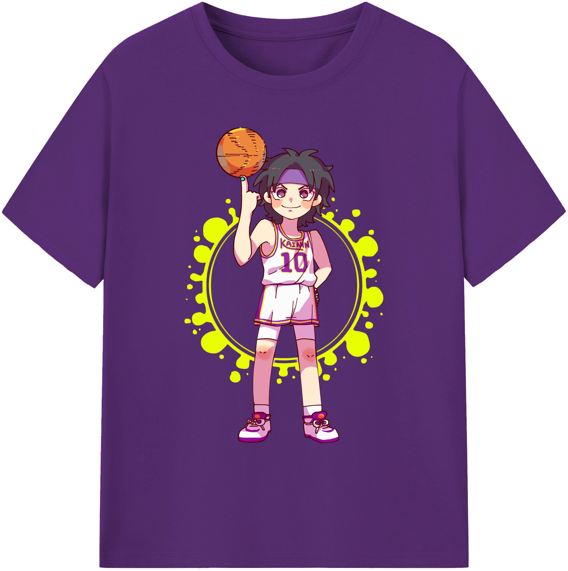 （画像用） SLAM DUNK／スラムダンク 綿100％ メンズ半袖Tシャツ｜肌触りやわらか＆通気性