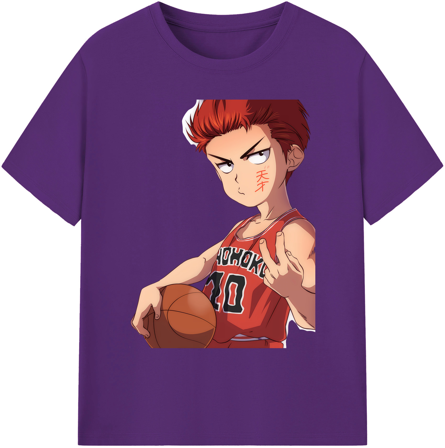 （画像用） SLAM DUNK／スラムダンク 綿100％ メンズ半袖Tシャツ｜肌触りやわらか＆通気性