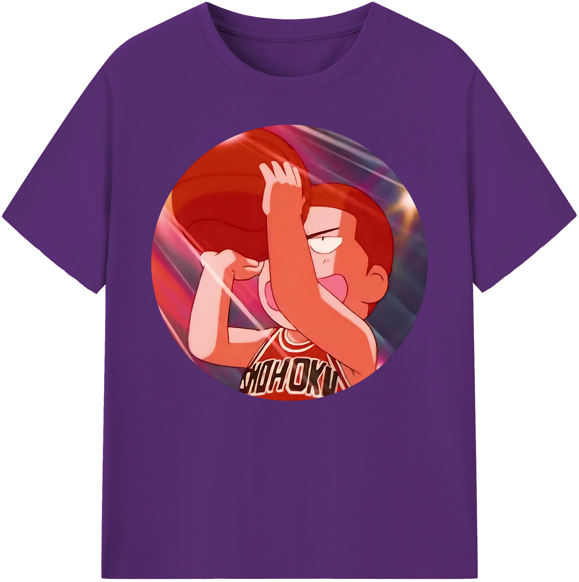 （画像用） SLAM DUNK／スラムダンク 綿100％ メンズ半袖Tシャツ｜肌触りやわらか＆通気性