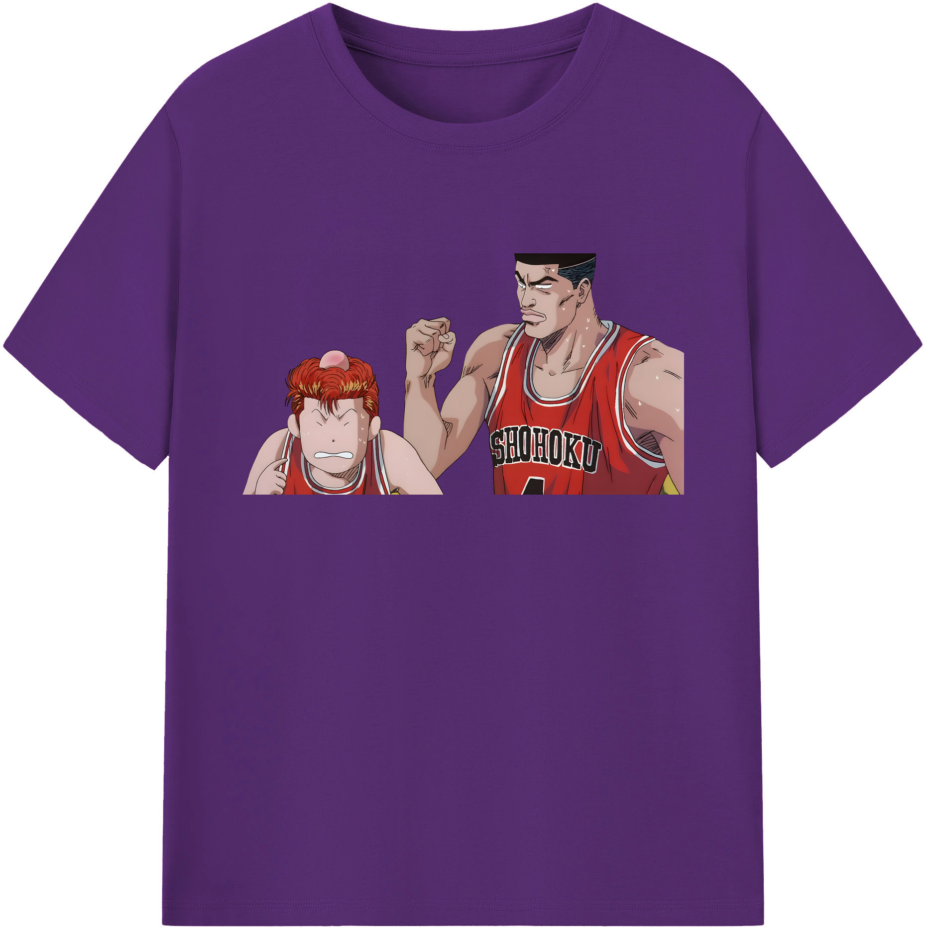 （画像用） SLAM DUNK／スラムダンク 綿100％ メンズ半袖Tシャツ｜肌触りやわらか＆通気性
