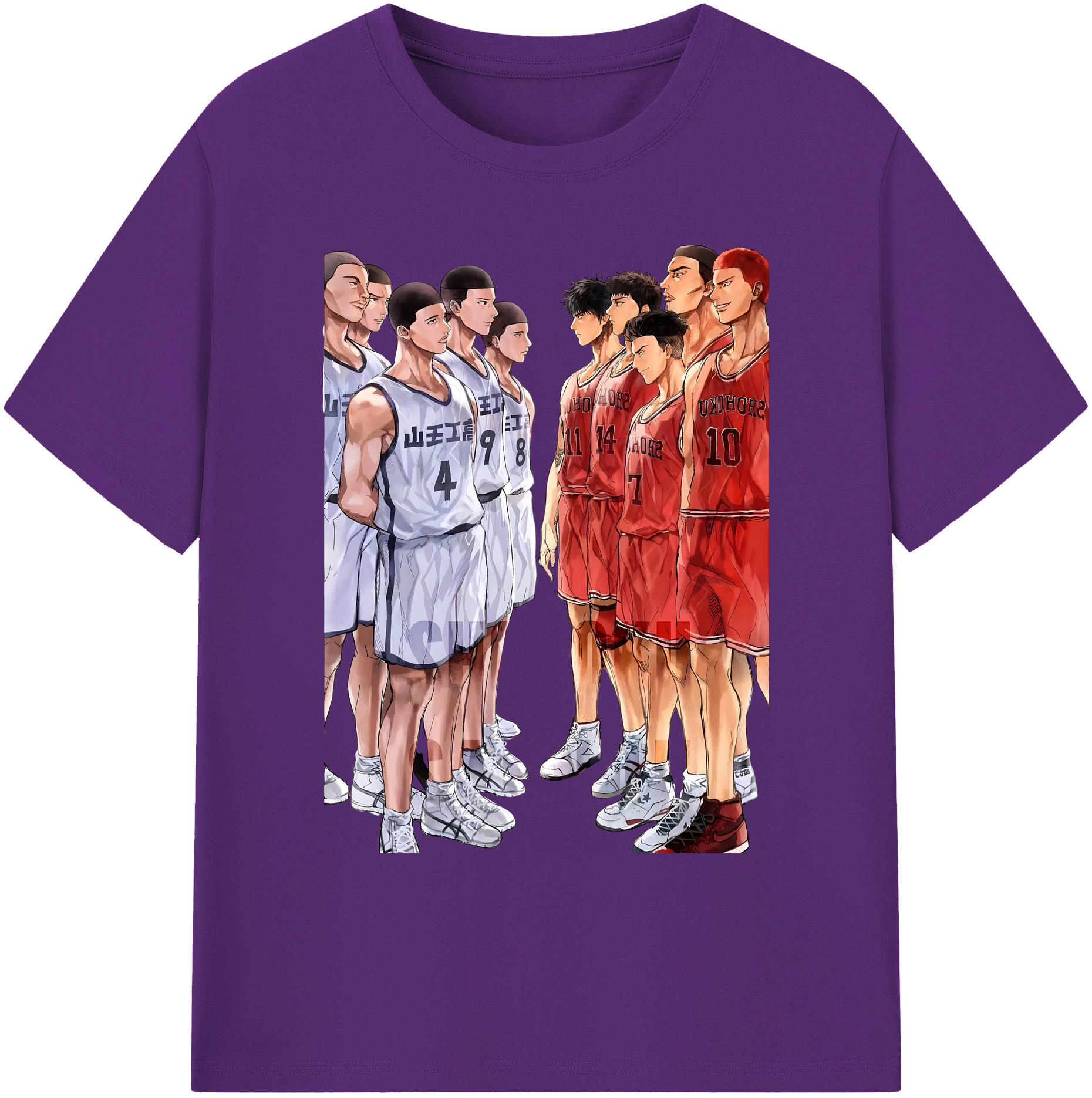 （画像用） SLAM DUNK／スラムダンク 綿100％ メンズ半袖Tシャツ｜肌触りやわらか＆通気性