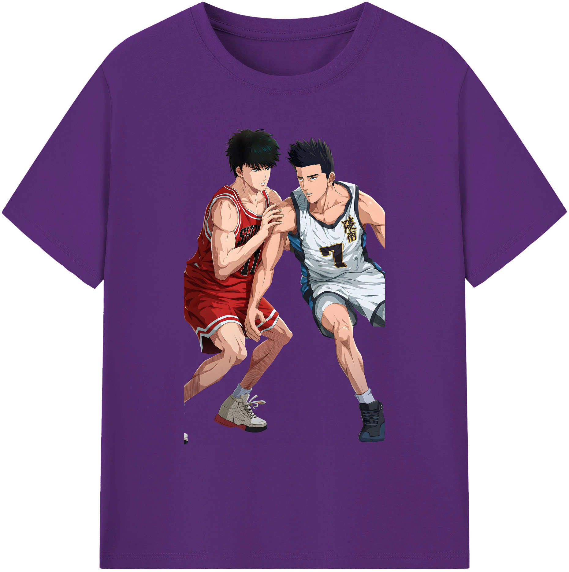 （画像用） SLAM DUNK／スラムダンク 綿100％ メンズ半袖Tシャツ｜肌触りやわらか＆通気性