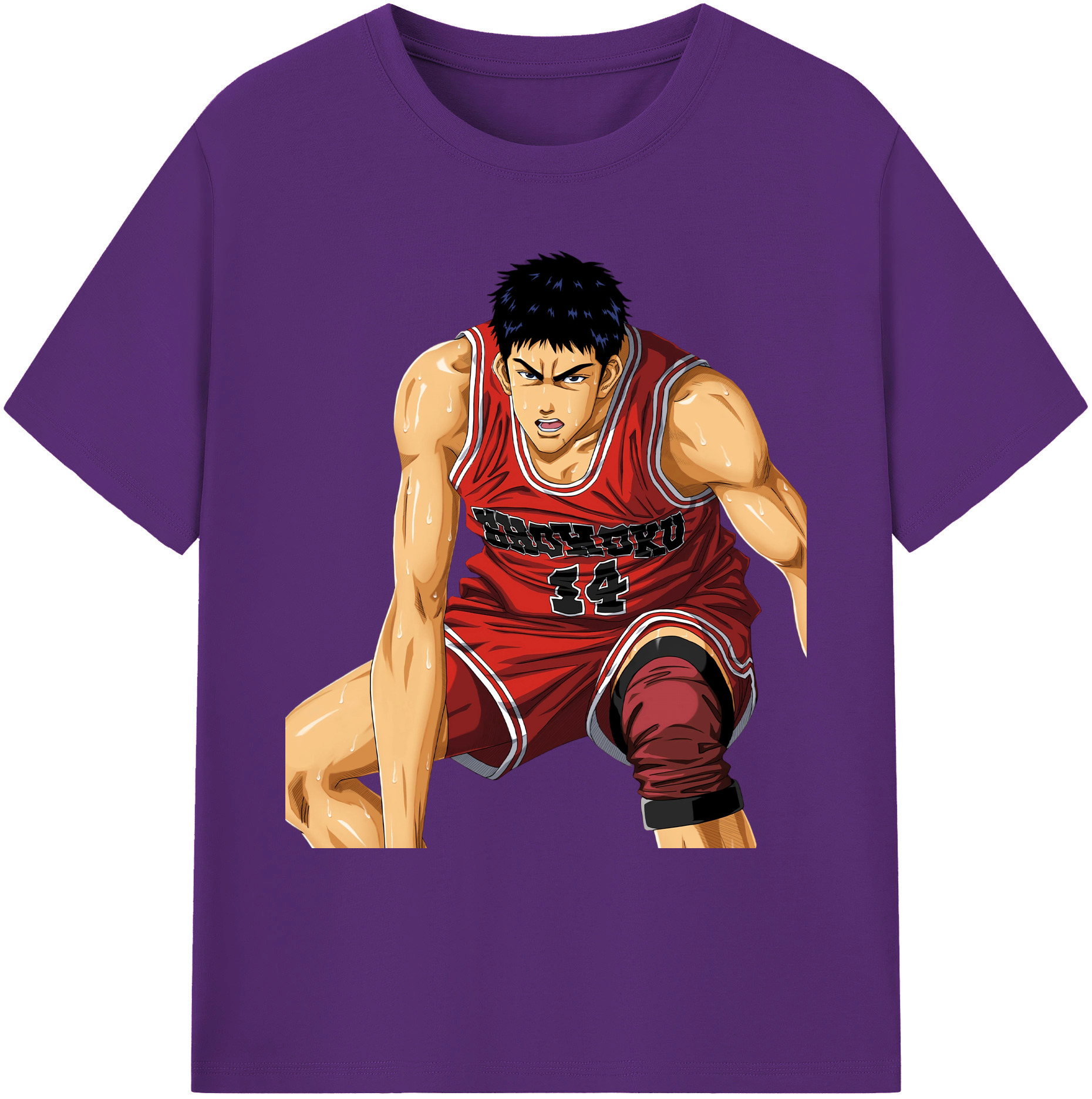 （画像用） SLAM DUNK／スラムダンク 綿100％ メンズ半袖Tシャツ｜肌触りやわらか＆通気性