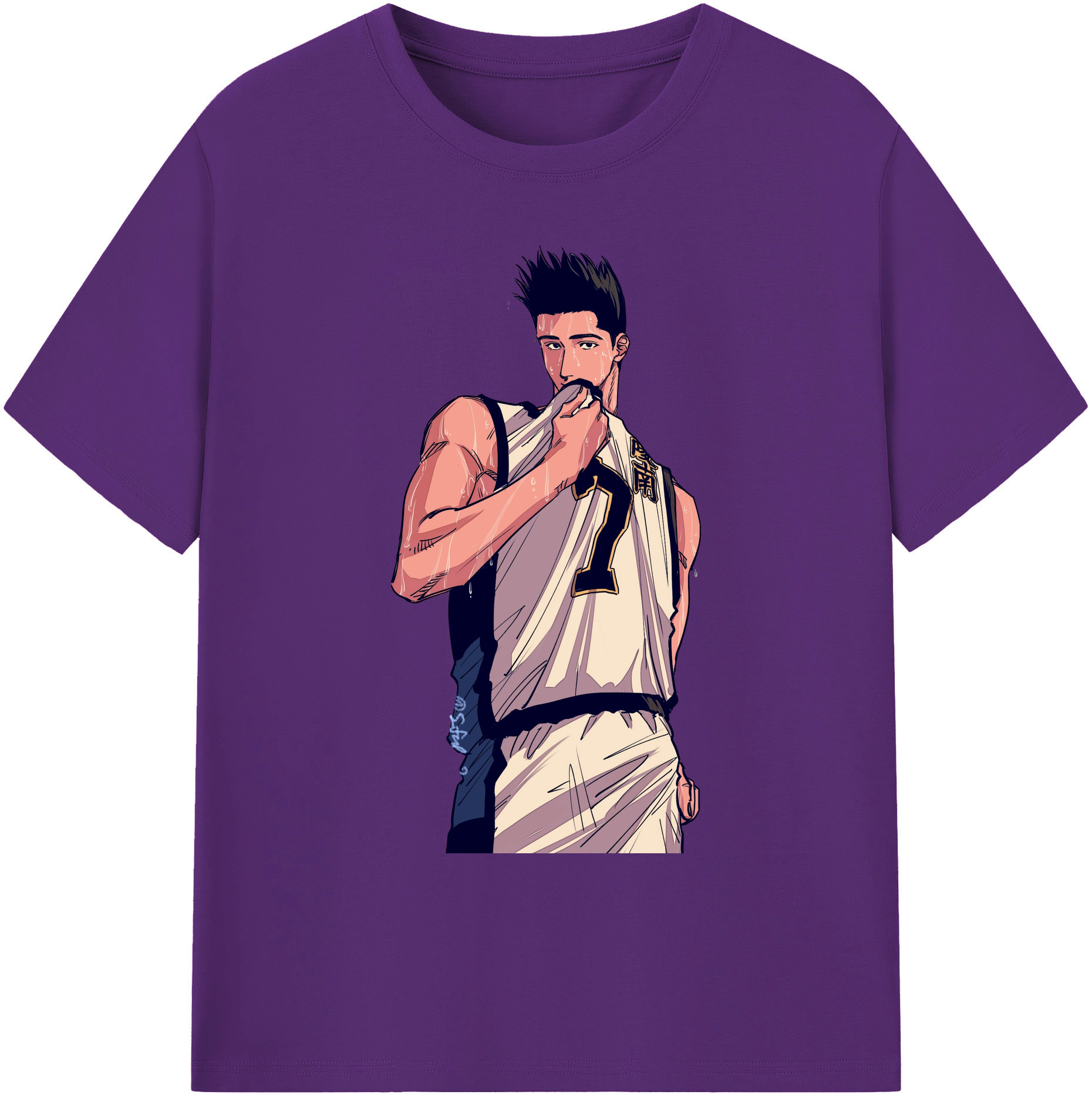 （画像用） SLAM DUNK／スラムダンク 綿100％ メンズ半袖Tシャツ｜肌触りやわらか＆通気性
