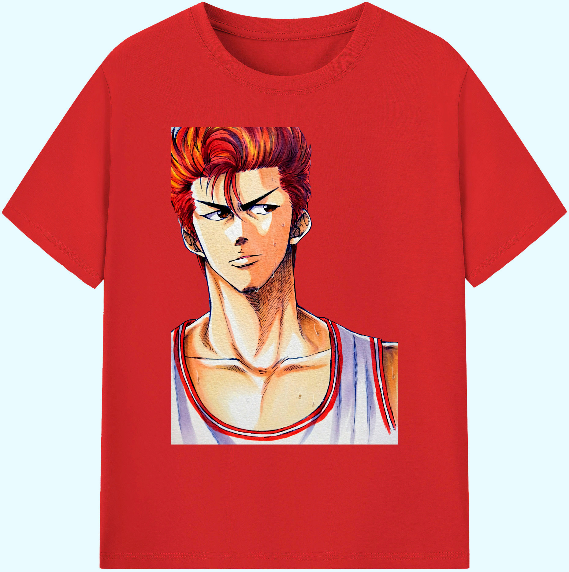 （画像用） SLAM DUNK／スラムダンク 綿100％ メンズ半袖Tシャツ｜肌触りやわらか＆通気性