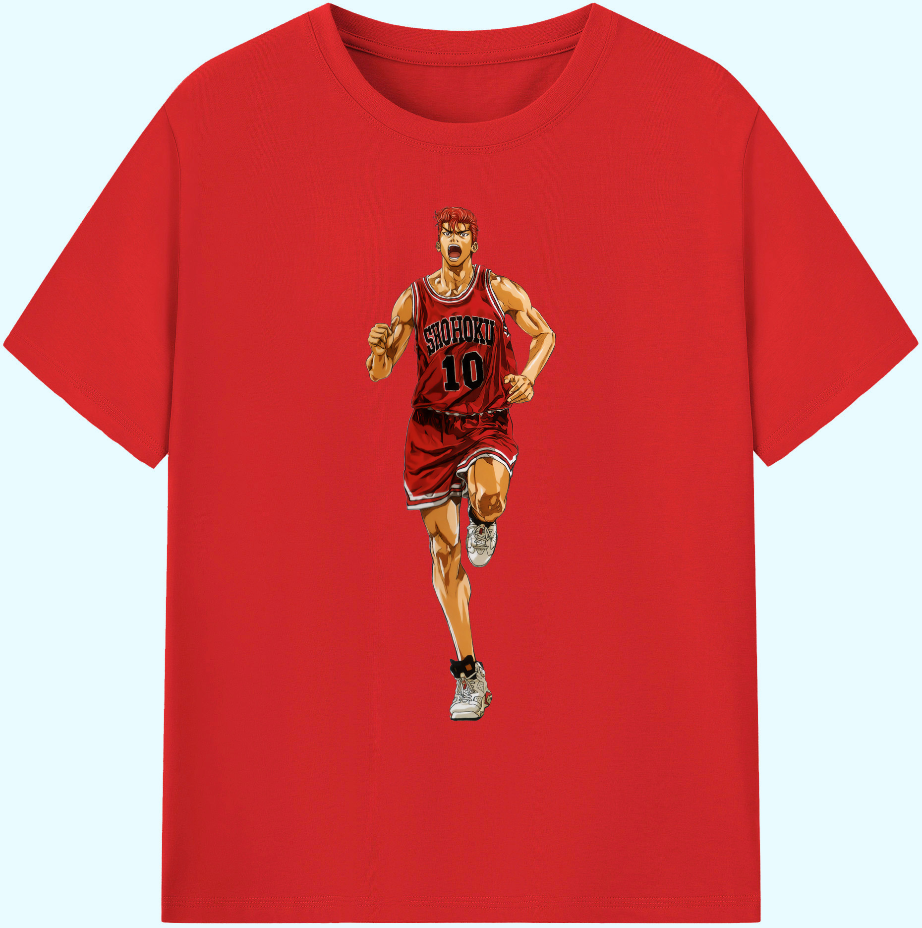 （画像用） SLAM DUNK／スラムダンク 綿100％ メンズ半袖Tシャツ｜肌触りやわらか＆通気性