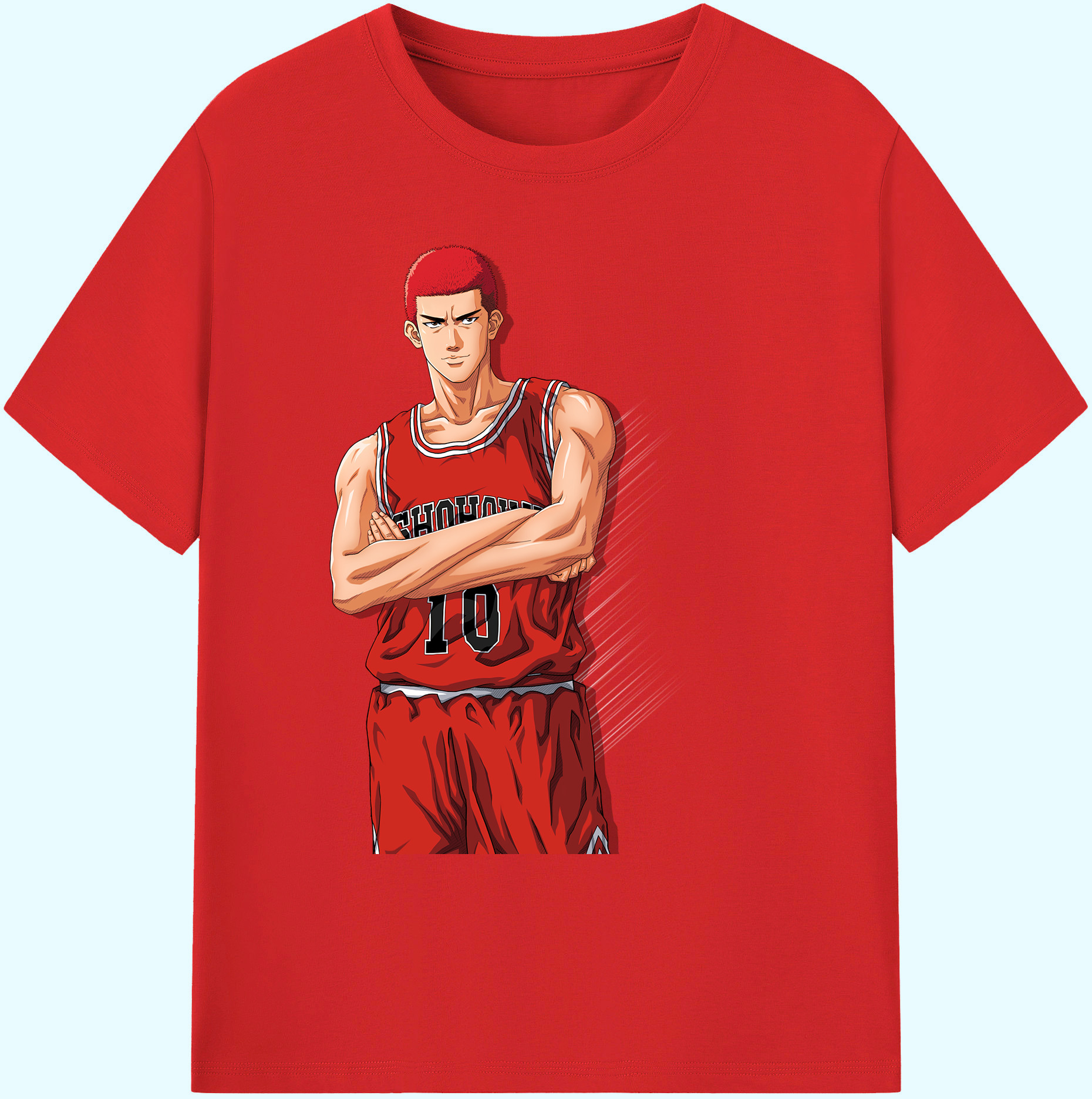 （画像用） SLAM DUNK／スラムダンク 綿100％ メンズ半袖Tシャツ｜肌触りやわらか＆通気性