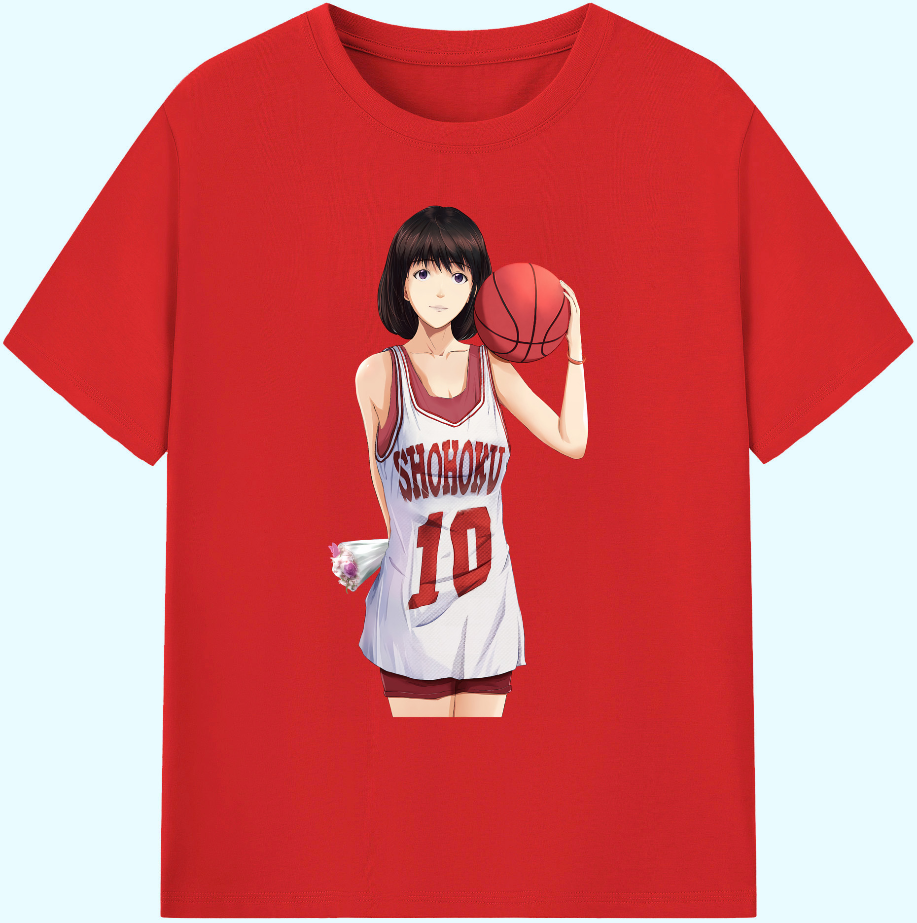 （画像用） SLAM DUNK／スラムダンク 綿100％ メンズ半袖Tシャツ｜肌触りやわらか＆通気性