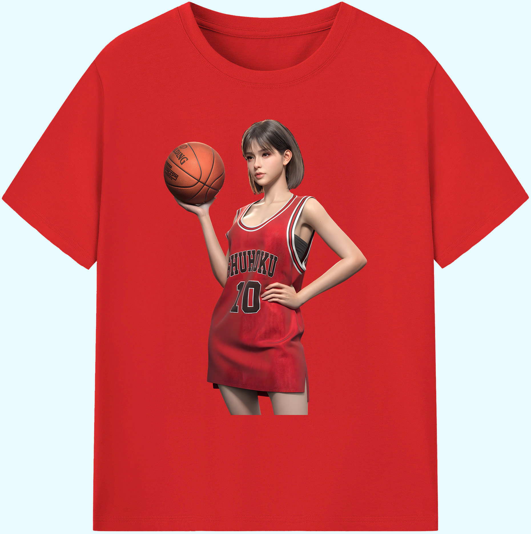 （画像用） SLAM DUNK／スラムダンク 綿100％ メンズ半袖Tシャツ｜肌触りやわらか＆通気性