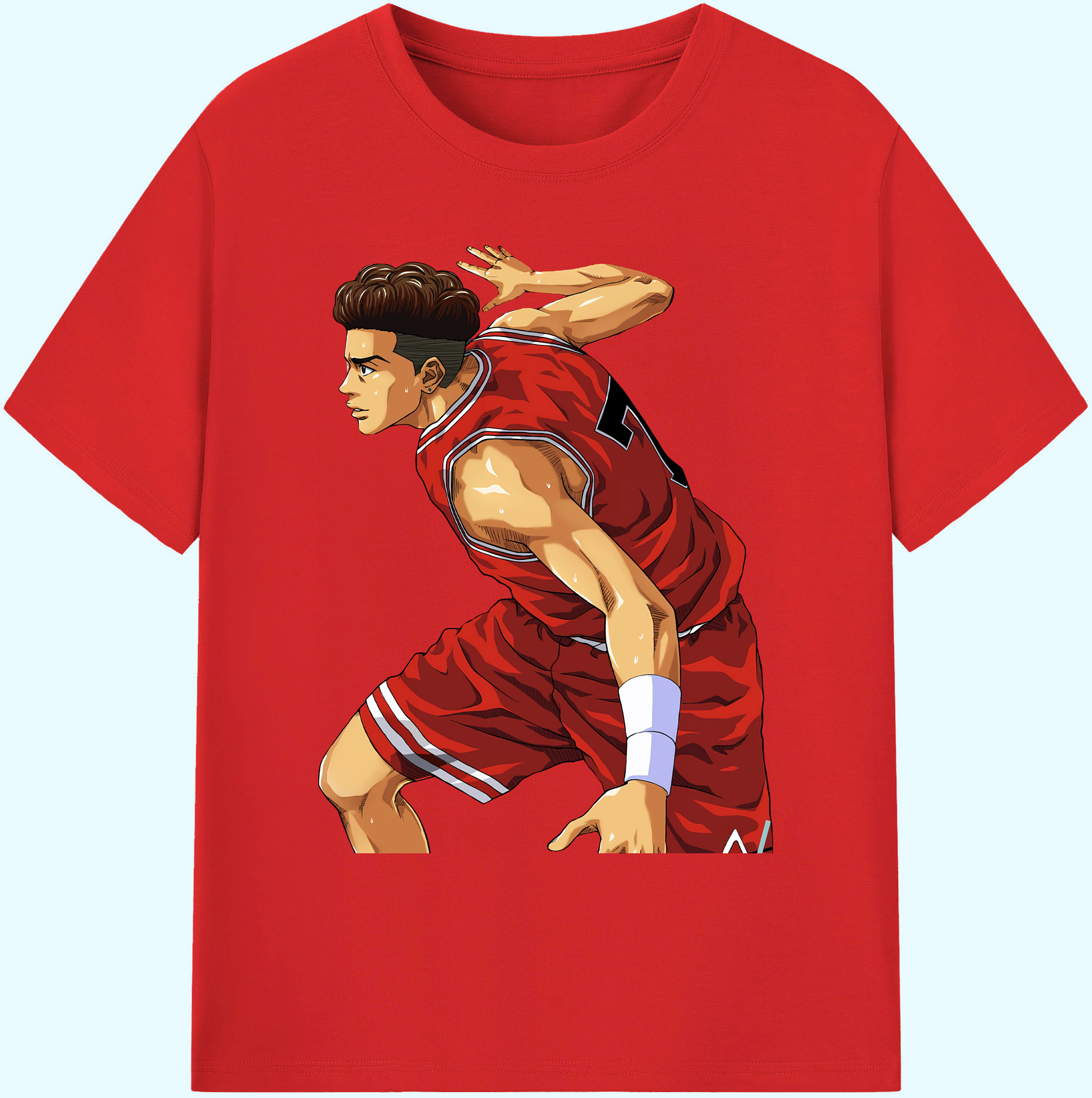 （画像用） SLAM DUNK／スラムダンク 綿100％ メンズ半袖Tシャツ｜肌触りやわらか＆通気性