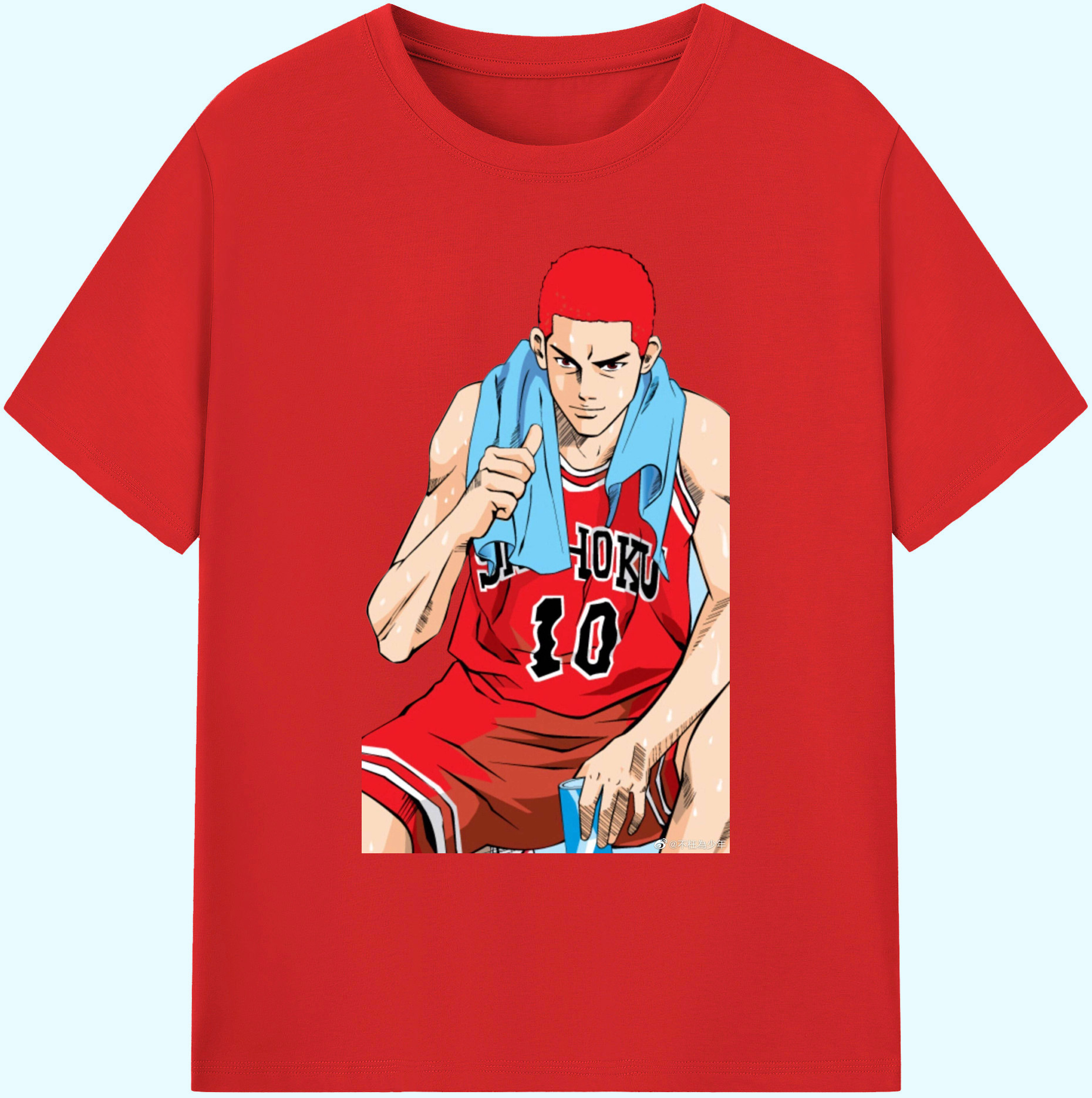 （画像用） SLAM DUNK／スラムダンク 綿100％ メンズ半袖Tシャツ｜肌触りやわらか＆通気性