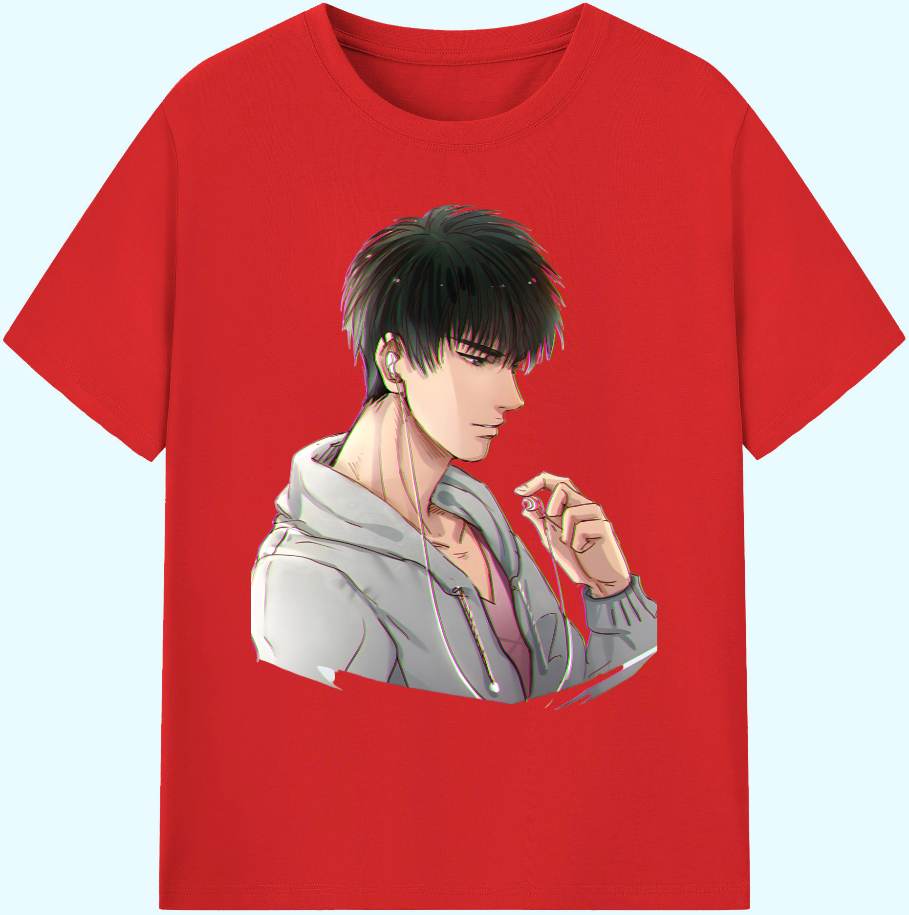 （画像用） SLAM DUNK／スラムダンク 綿100％ メンズ半袖Tシャツ｜肌触りやわらか＆通気性