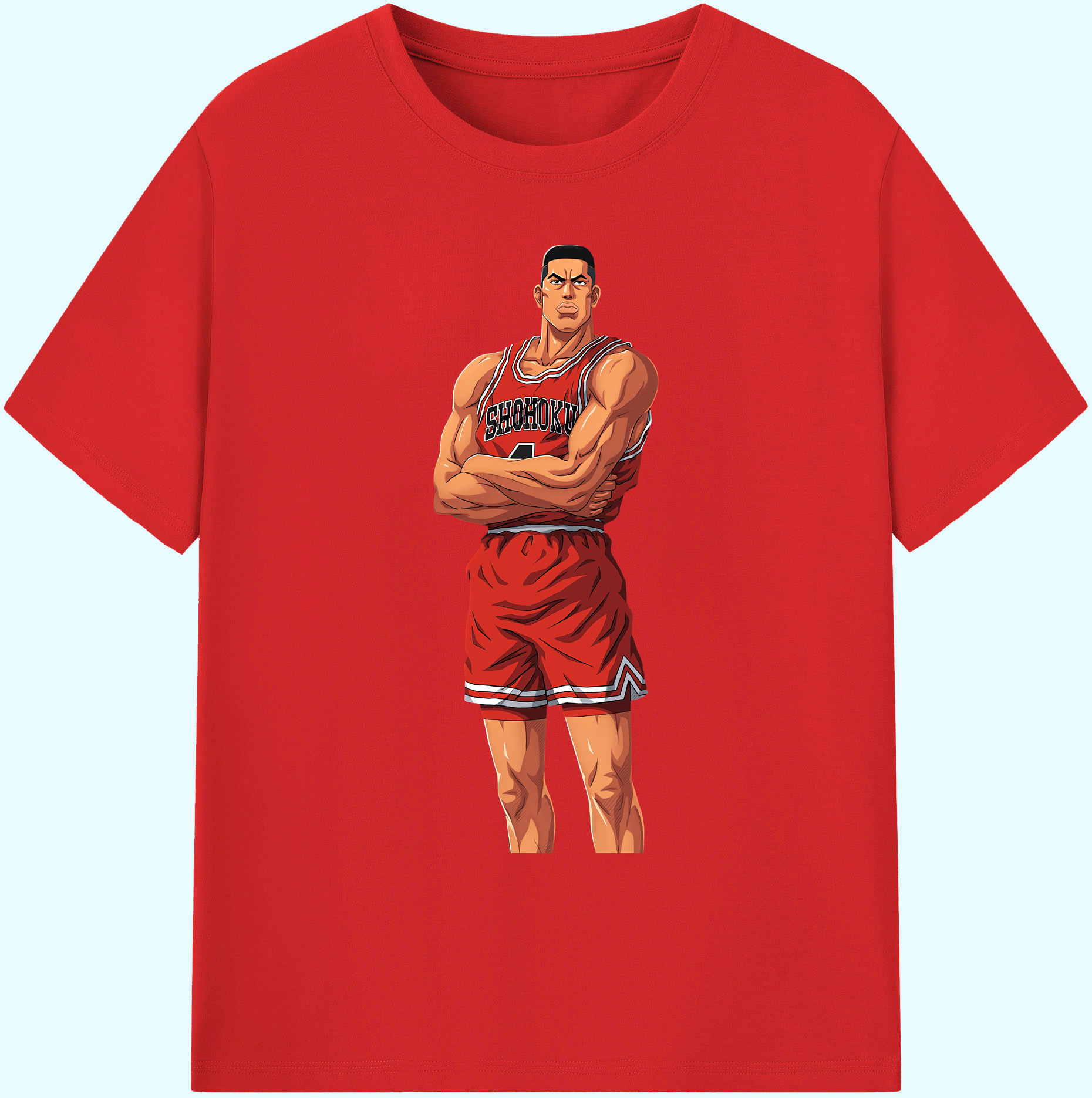 （画像用） SLAM DUNK／スラムダンク 綿100％ メンズ半袖Tシャツ｜肌触りやわらか＆通気性