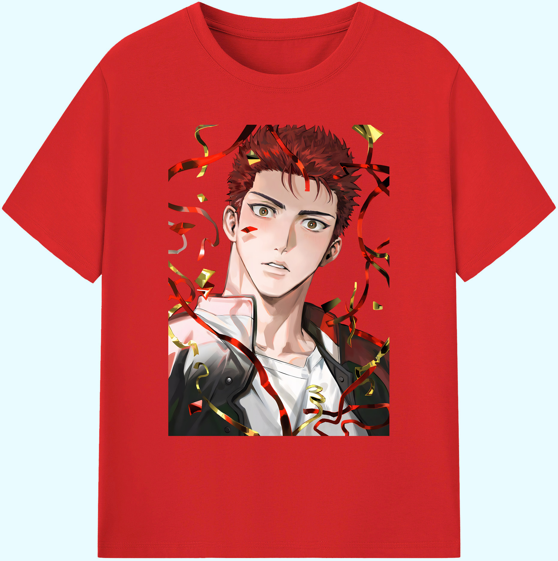 （画像用） SLAM DUNK／スラムダンク 綿100％ メンズ半袖Tシャツ｜肌触りやわらか＆通気性
