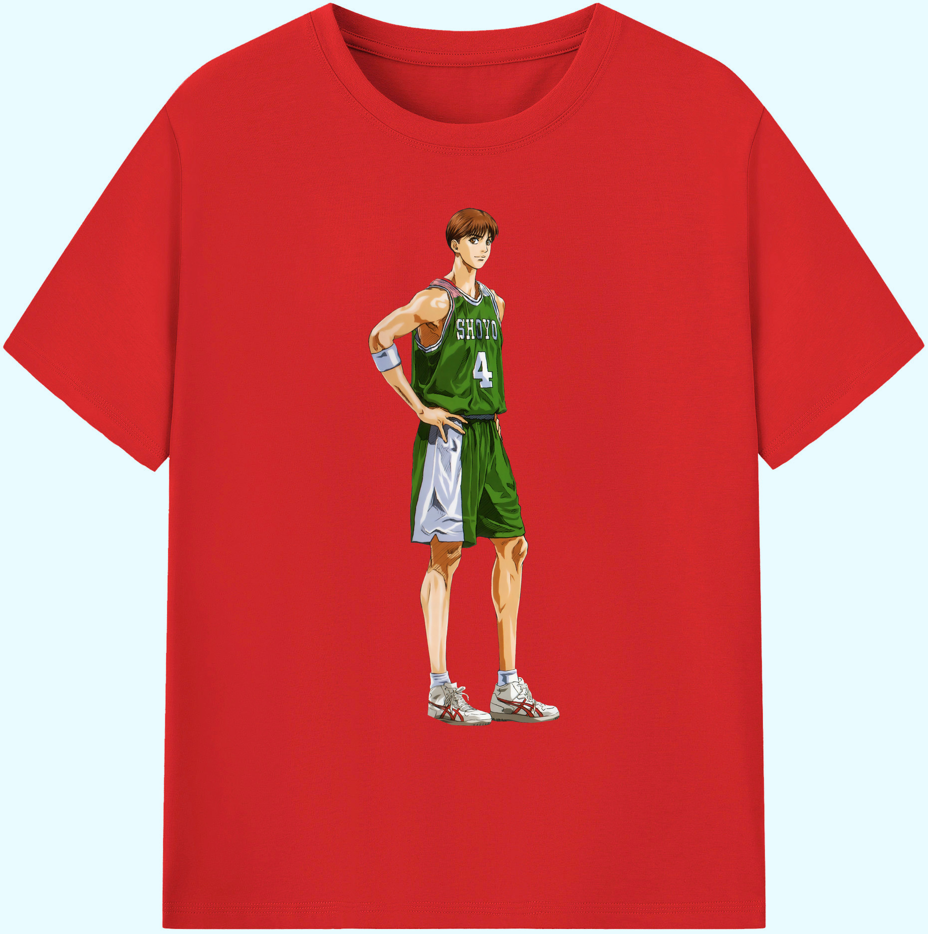 （画像用） SLAM DUNK／スラムダンク 綿100％ メンズ半袖Tシャツ｜肌触りやわらか＆通気性