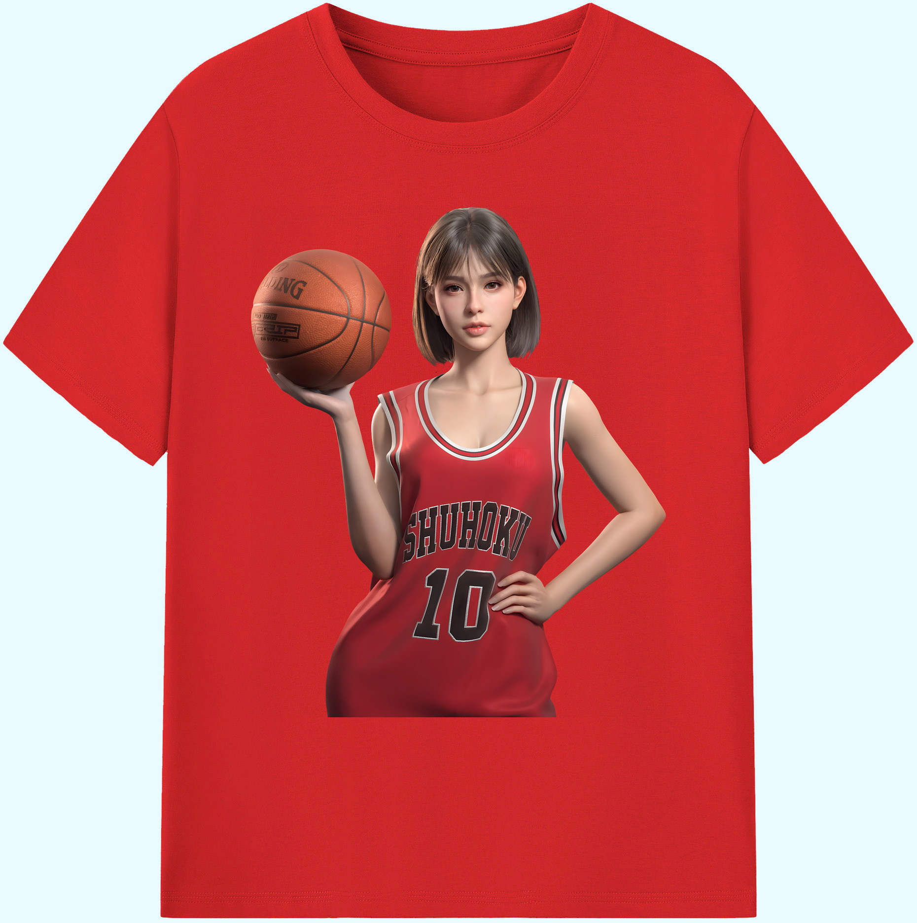 （画像用） SLAM DUNK／スラムダンク 綿100％ メンズ半袖Tシャツ｜肌触りやわらか＆通気性