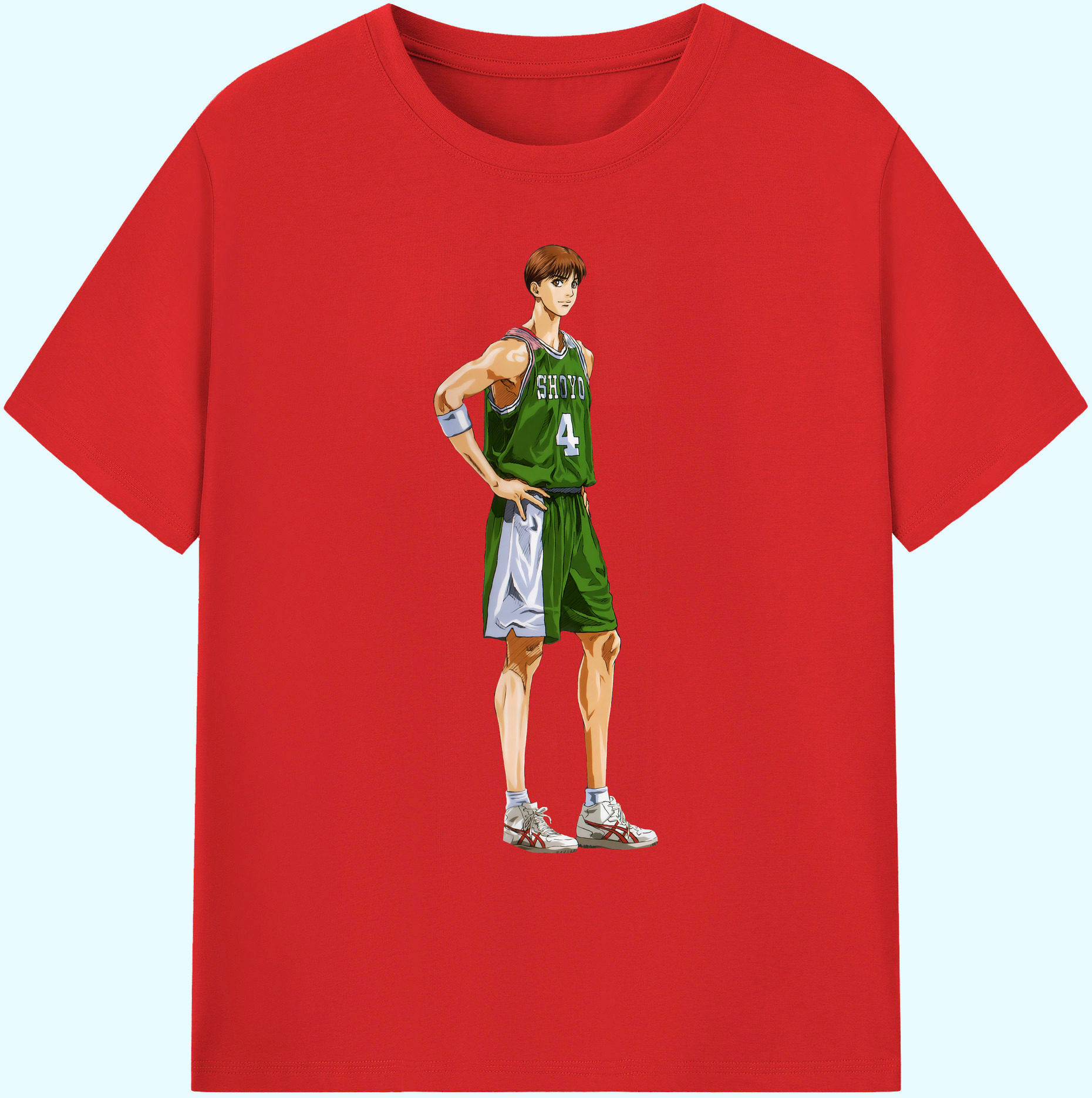 （画像用） SLAM DUNK／スラムダンク 綿100％ メンズ半袖Tシャツ｜肌触りやわらか＆通気性