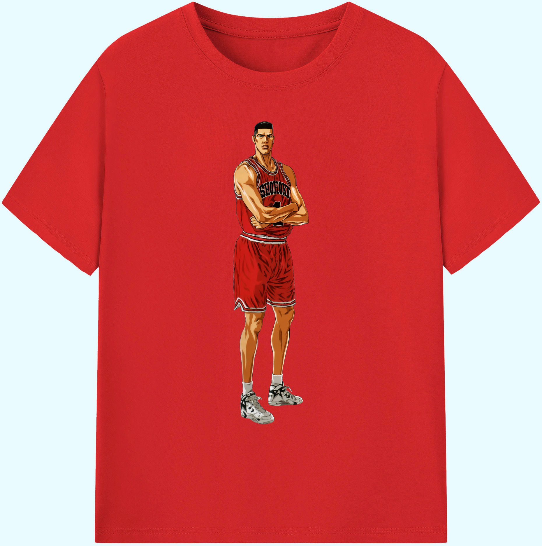 （画像用） SLAM DUNK／スラムダンク 綿100％ メンズ半袖Tシャツ｜肌触りやわらか＆通気性