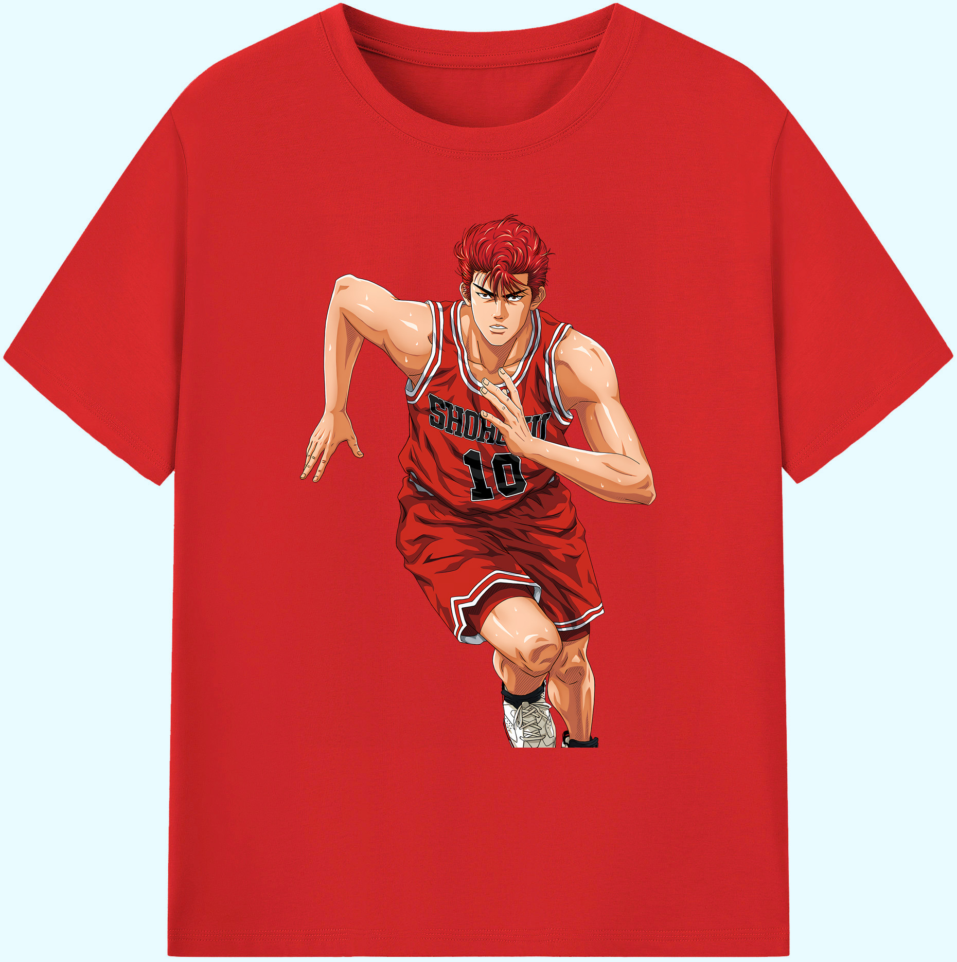 （画像用） SLAM DUNK／スラムダンク 綿100％ メンズ半袖Tシャツ｜肌触りやわらか＆通気性
