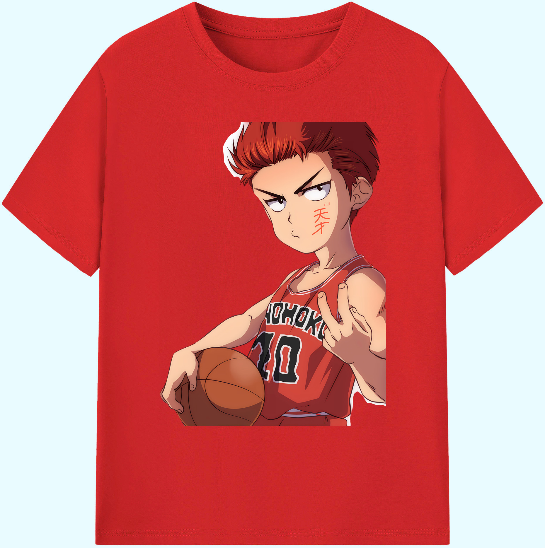 （画像用） SLAM DUNK／スラムダンク 綿100％ メンズ半袖Tシャツ｜肌触りやわらか＆通気性