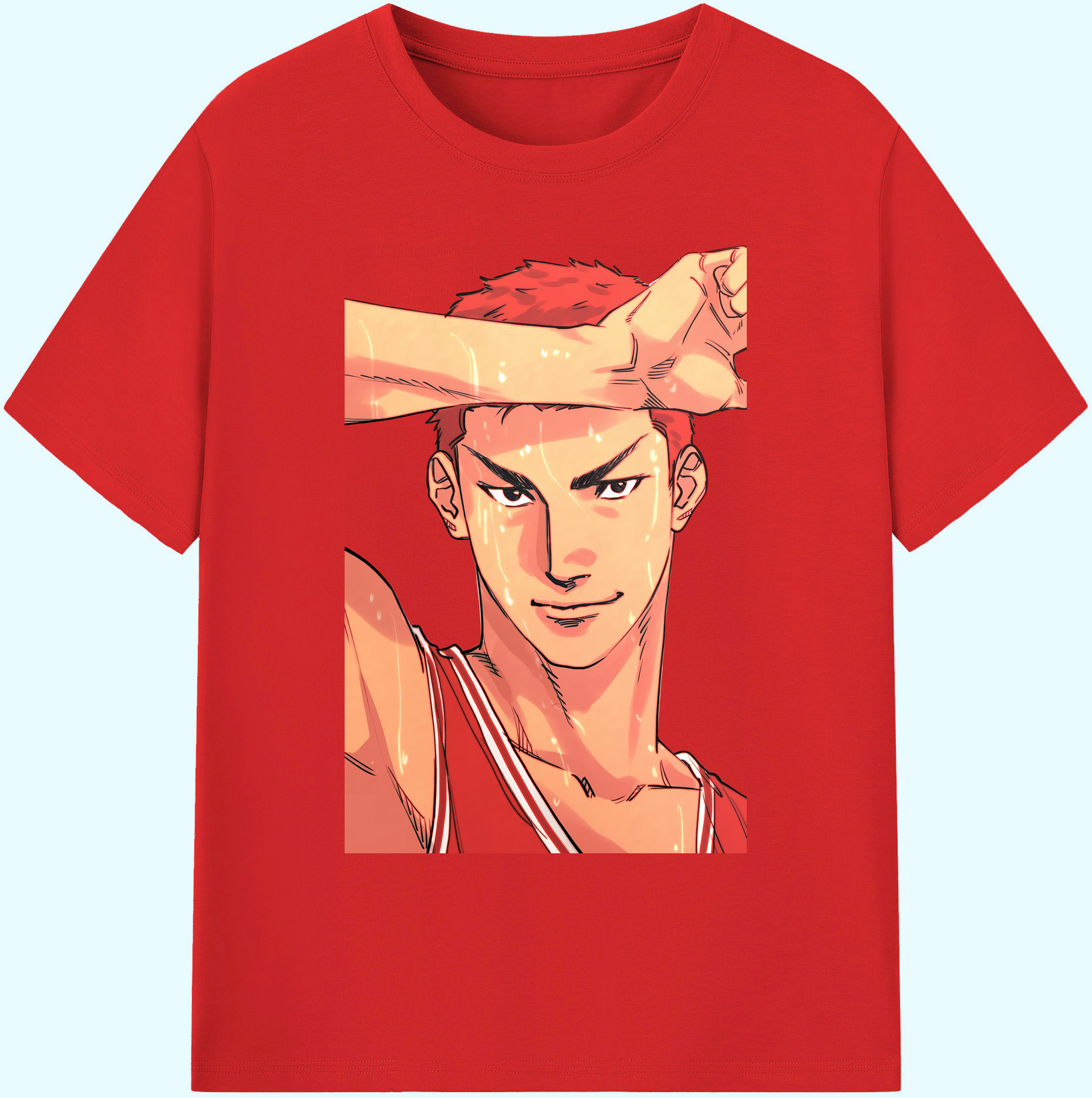 （画像用） SLAM DUNK／スラムダンク 綿100％ メンズ半袖Tシャツ｜肌触りやわらか＆通気性