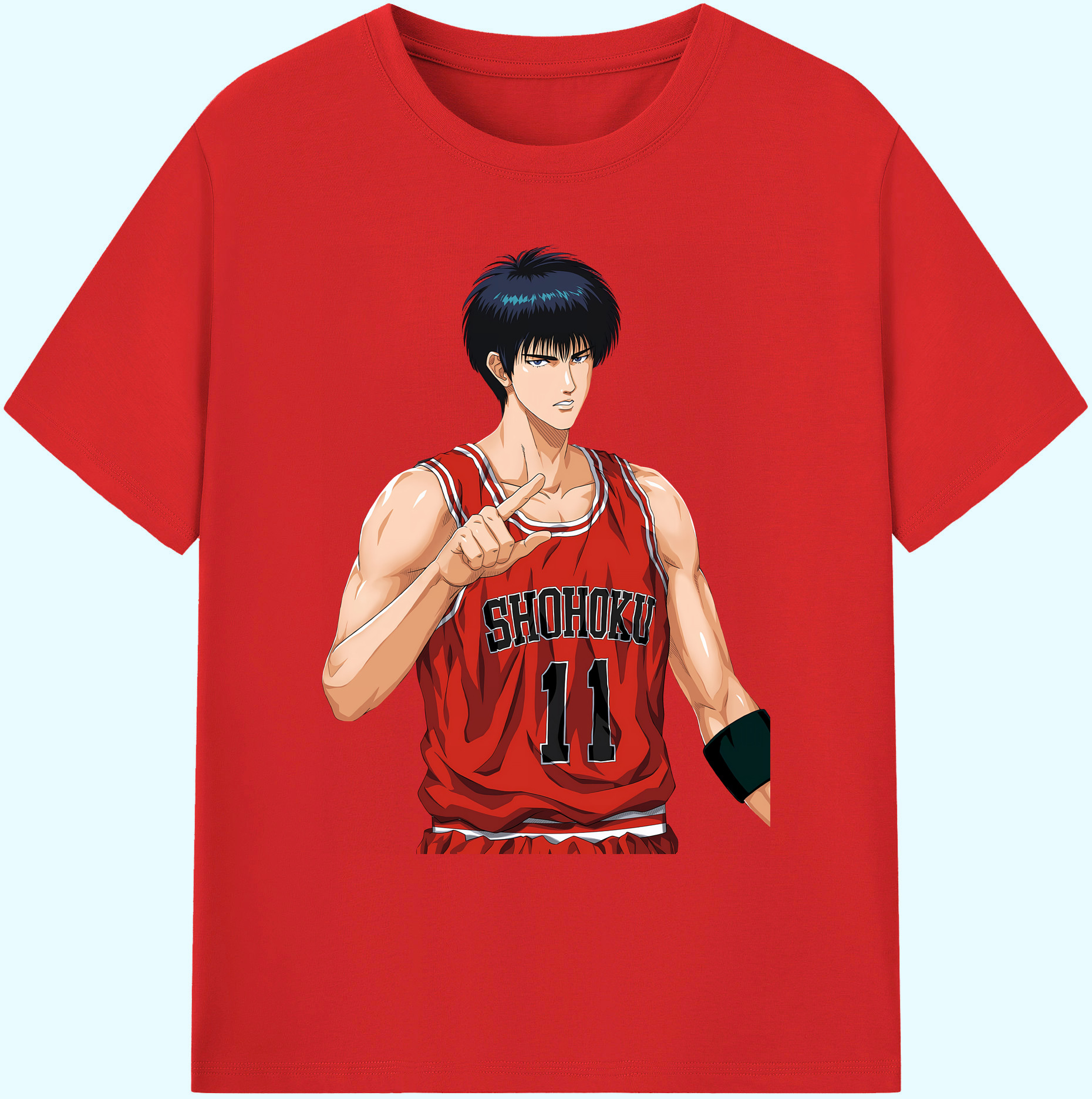 （画像用） SLAM DUNK／スラムダンク 綿100％ メンズ半袖Tシャツ｜肌触りやわらか＆通気性