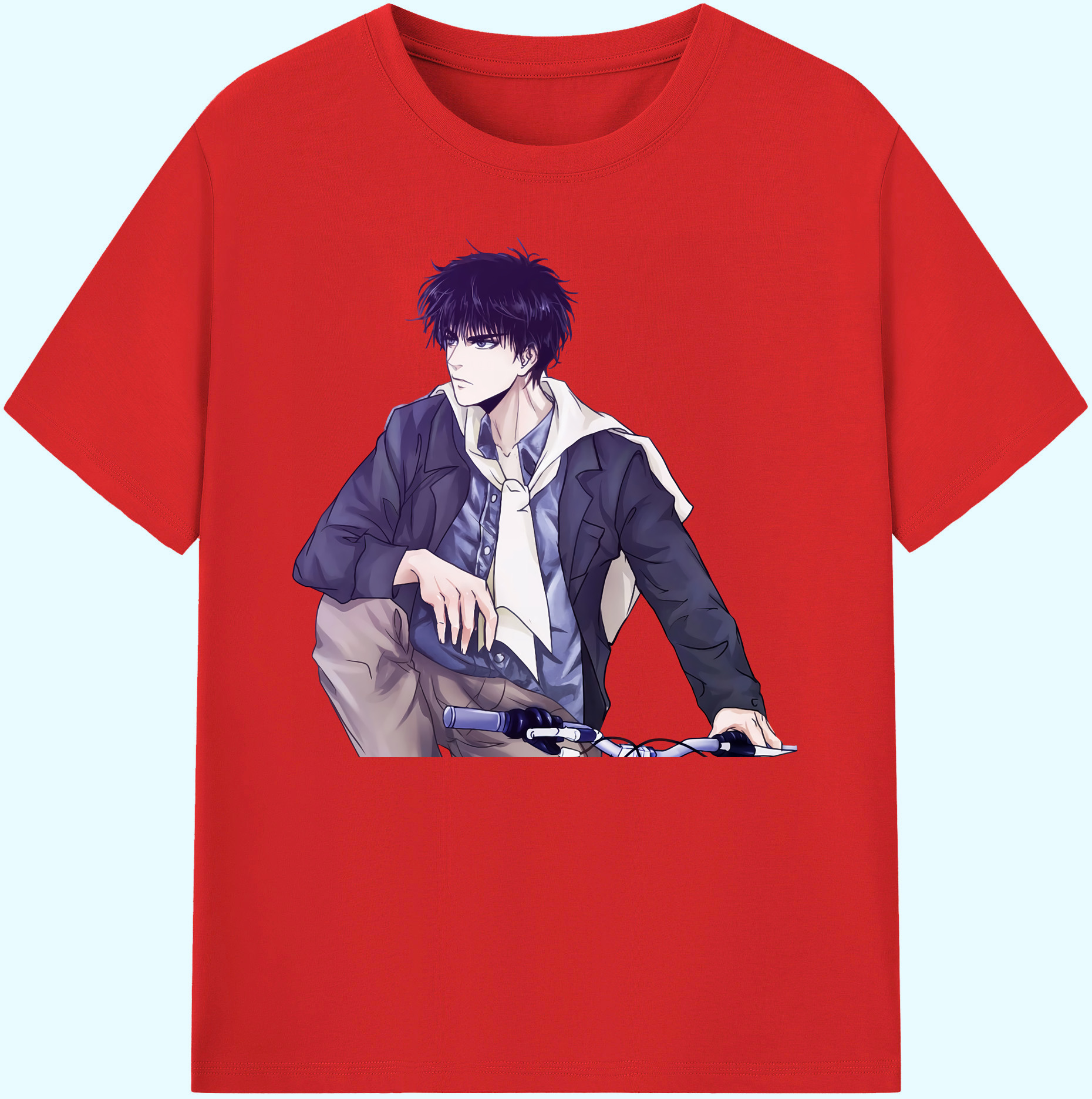 （画像用） SLAM DUNK／スラムダンク 綿100％ メンズ半袖Tシャツ｜肌触りやわらか＆通気性